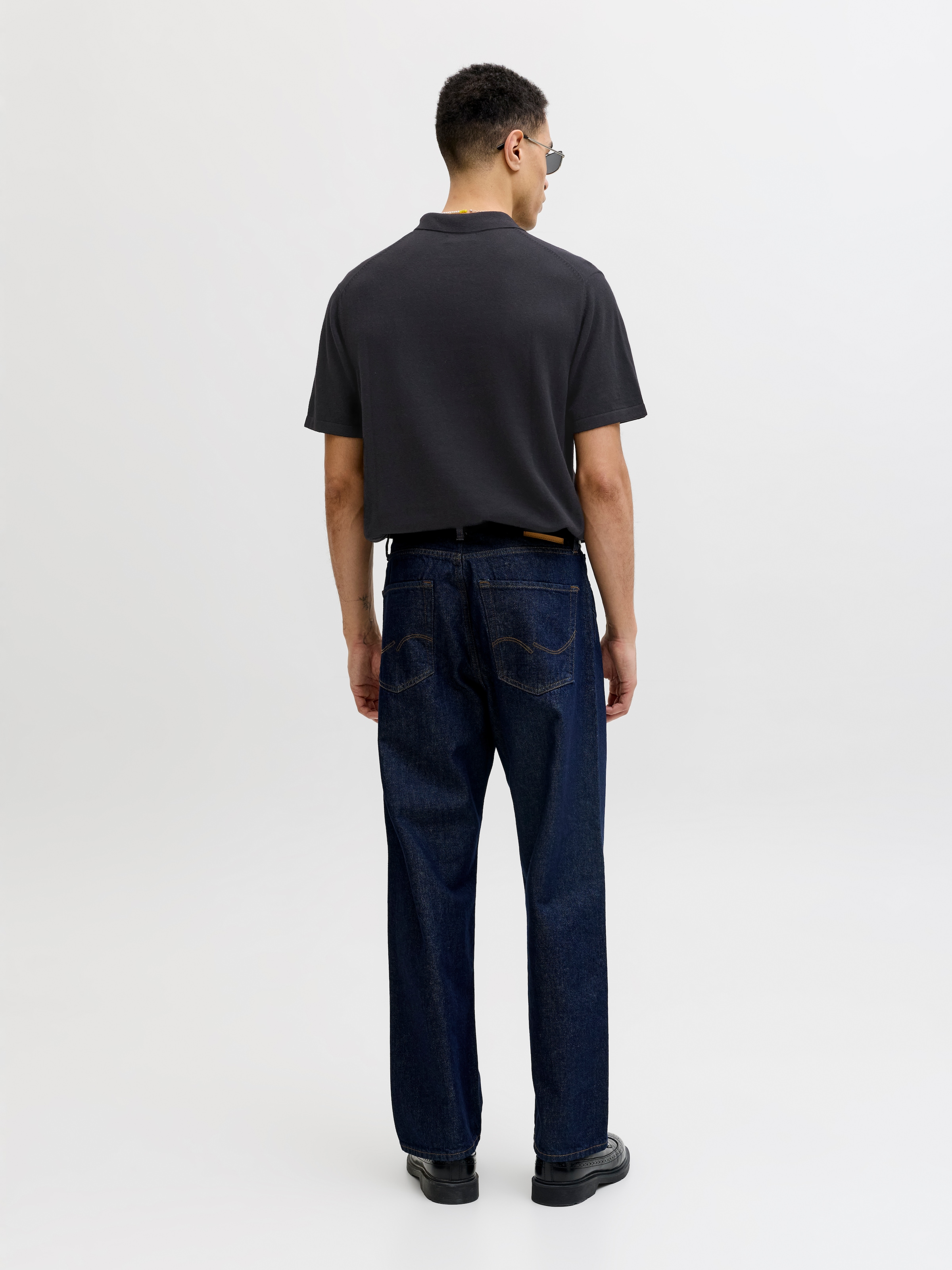 Jack & Jones Kurzarmpullover »JJEEMIL KNIT ZIP POLO SS SN« mit kurzem Reißverschluss