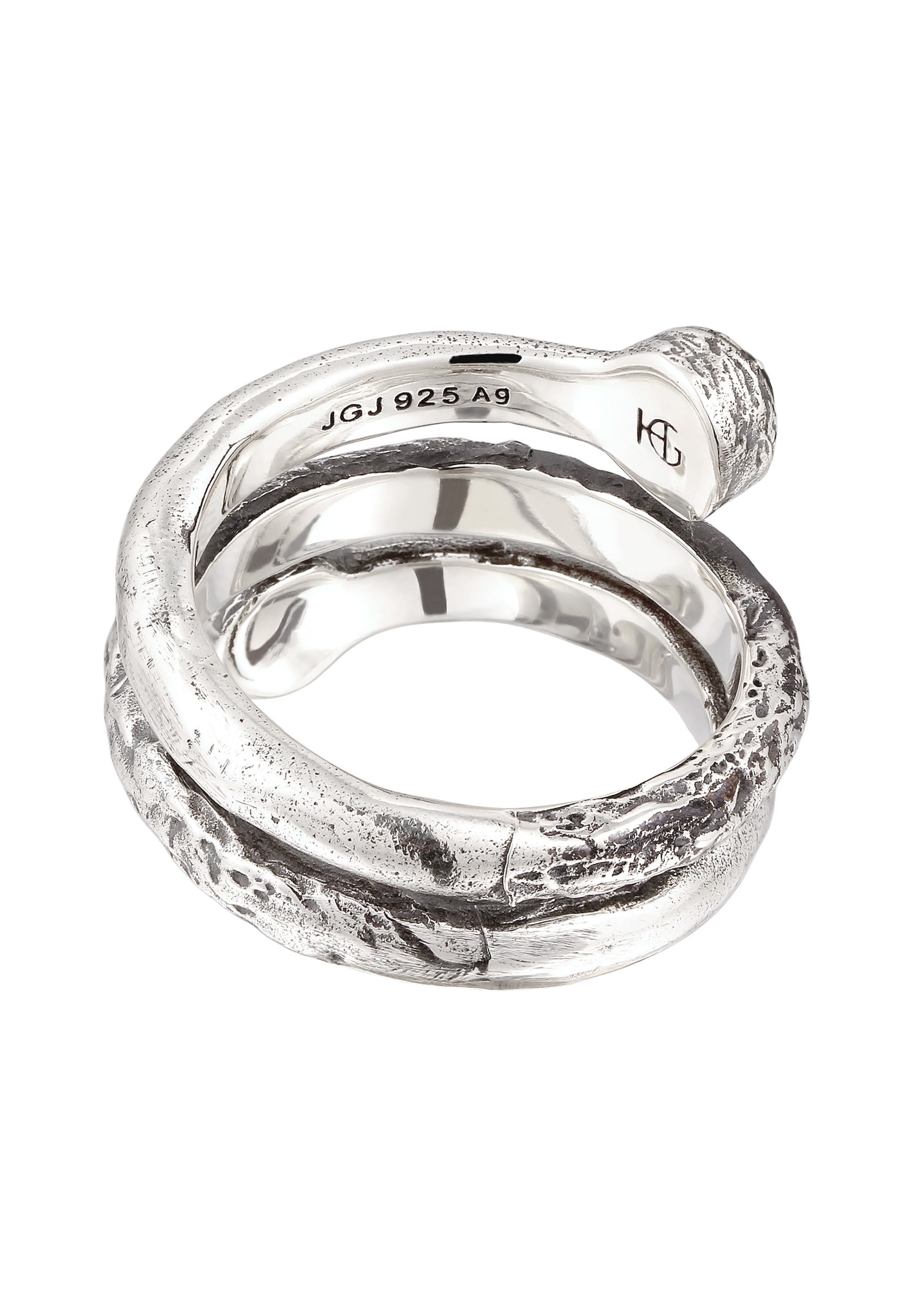 HAZE & GLORY Silberring »Ring Onyx Schwarz 925 Sterling Silber«
