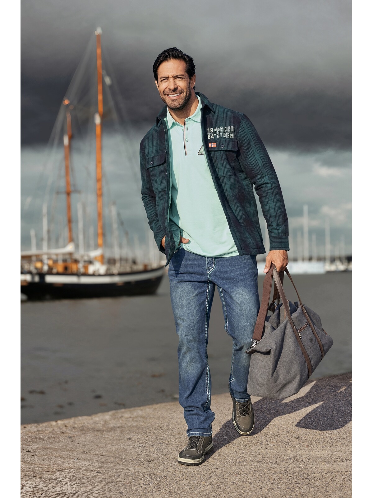 Jan Vanderstorm Outdoorhemd »Outdoorhemd OLAFSTAD«