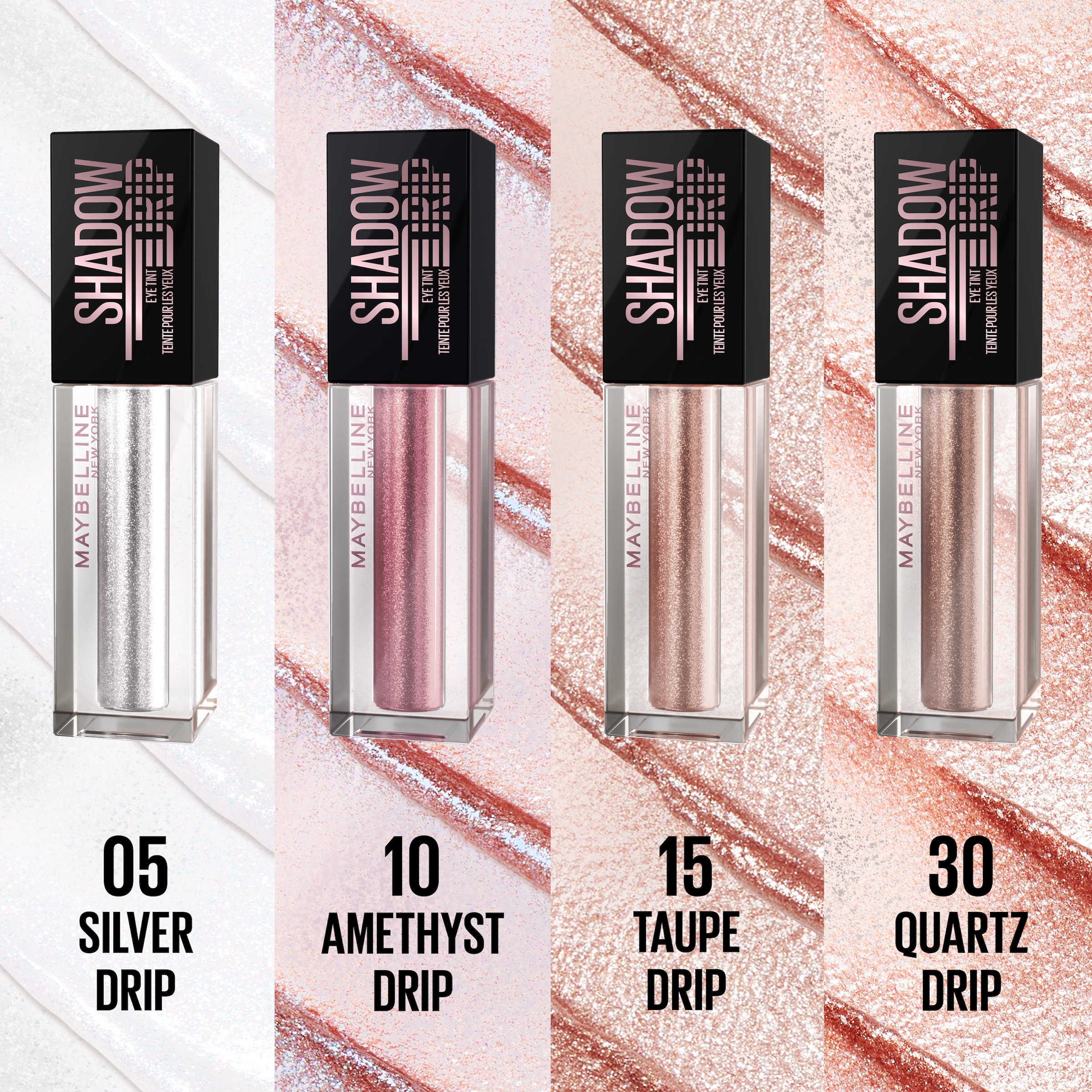 MAYBELLINE NEW YORK Lidschatten »CHROMA LIQUID EYESHODOW« flüssiger Lidschatten, mit Chrom-Finish, bis zu 16 Stunden Halt