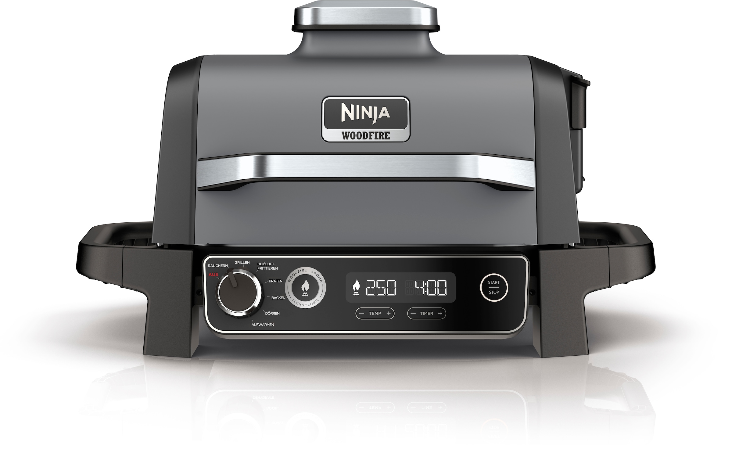 Tischgrill »Ninja Woodfire OG701EU«, 2400 W, Elektrischer Outdoor Grill