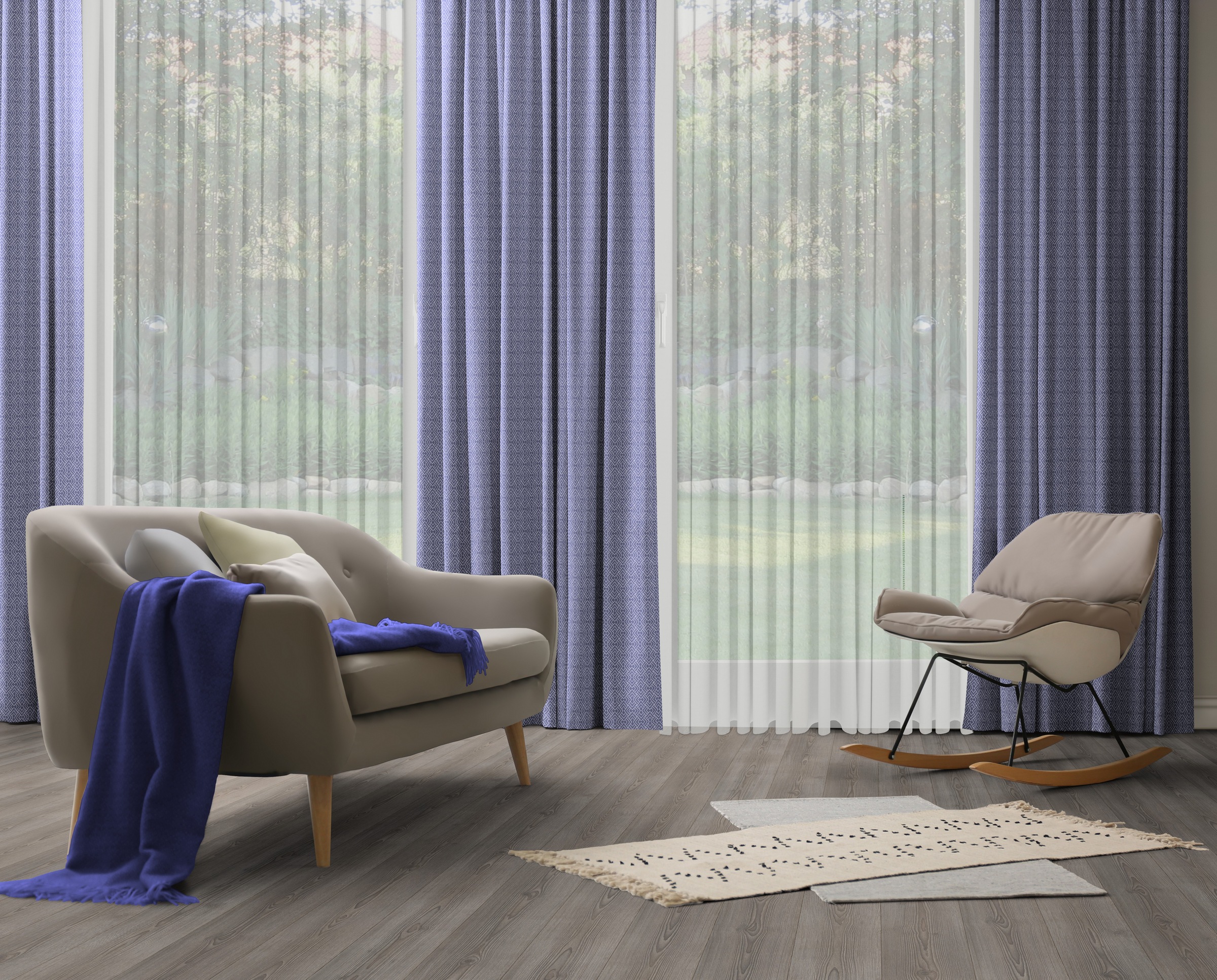 Adam Vorhang »Graphic Ventus« Multifunktionsband 1 Stk. tlg. aus 100% Bio-Baumwolle