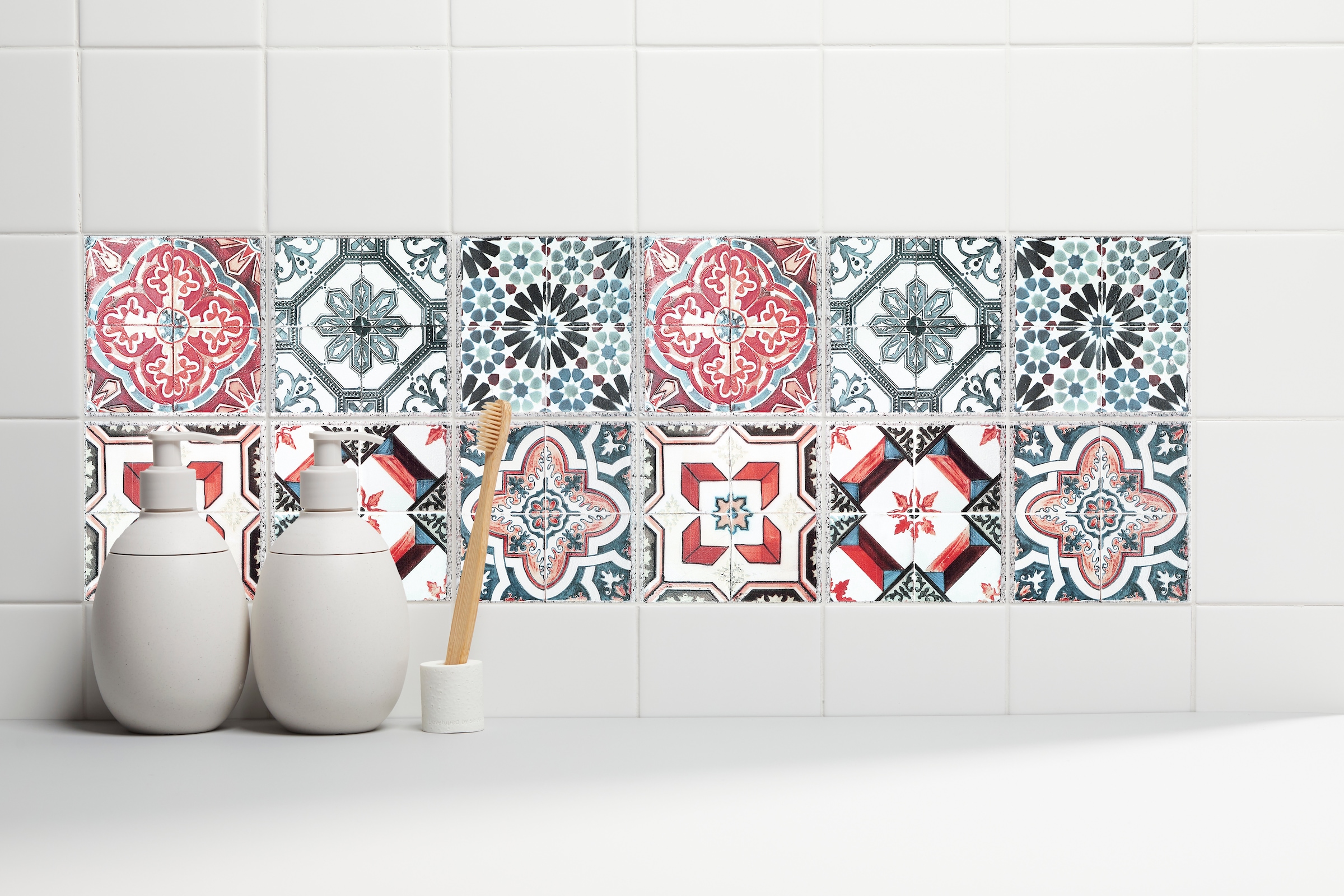 Home affaire Fliesenaufkleber »Ornamente« Stickerfliesen, selbstklebend, Sticker, 12er Set