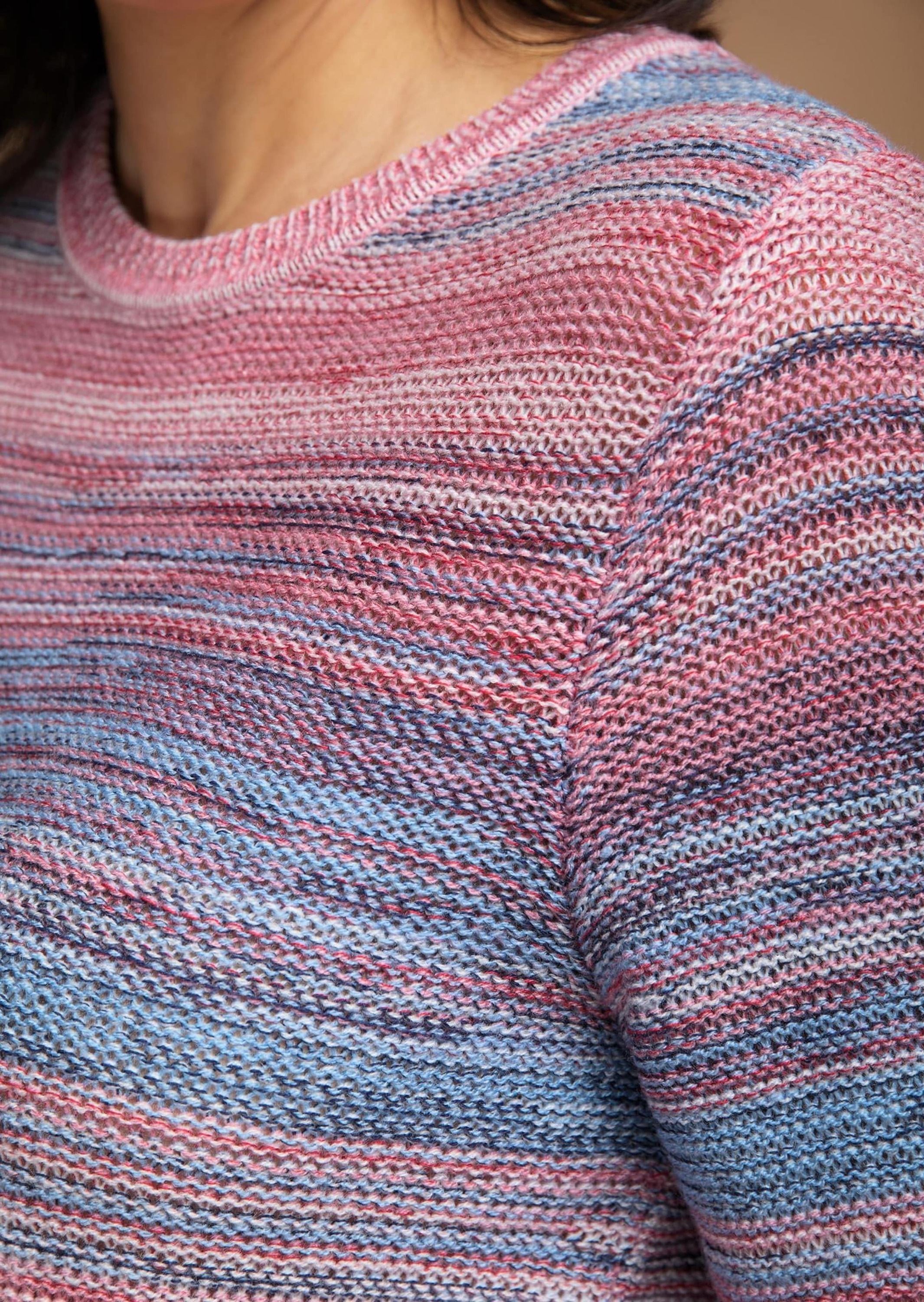 GOLDNER Strickpullover »Baumwollpullover mit Farbverlauf« Jedes Teil ein Unikat