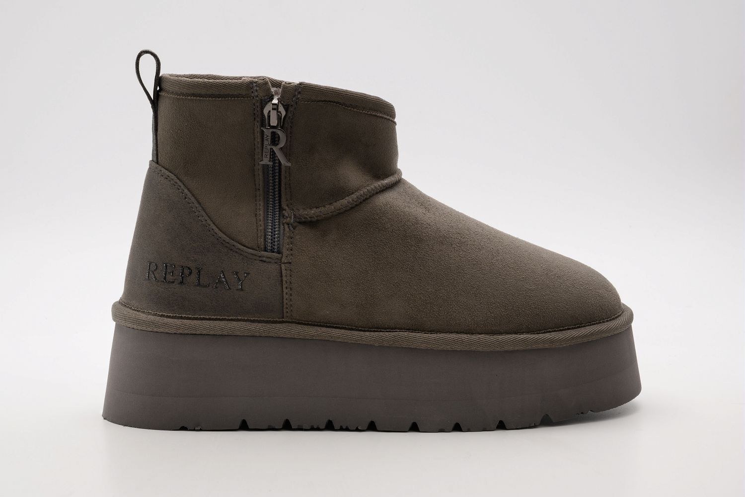 Replay Winterboots »CHIC ZIP«  Plateauboots, Stiefelette mit Anziehlasche und Reißverschluss