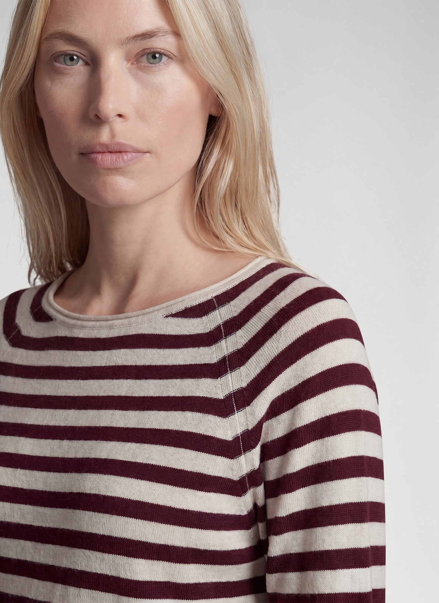 Rabe Strickpullover in Ringel-Optik