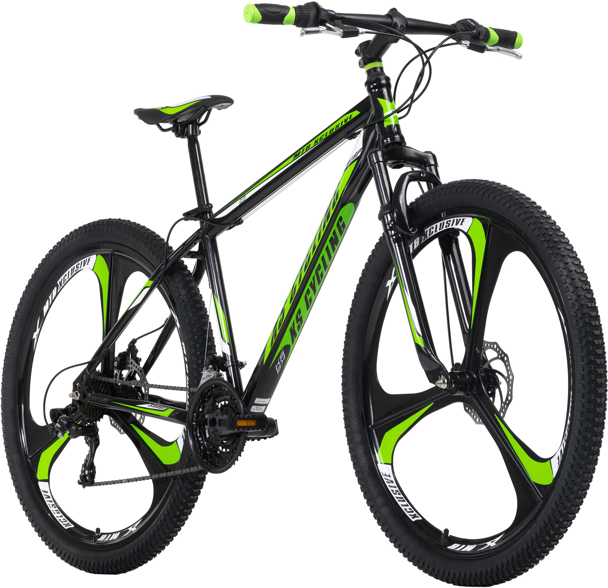KS Cycling Mountainbike »Sharp«, 21 Gang, Shimano, Tourney Schaltwerk, Kettenschaltung, für Herren, Kettenschaltung