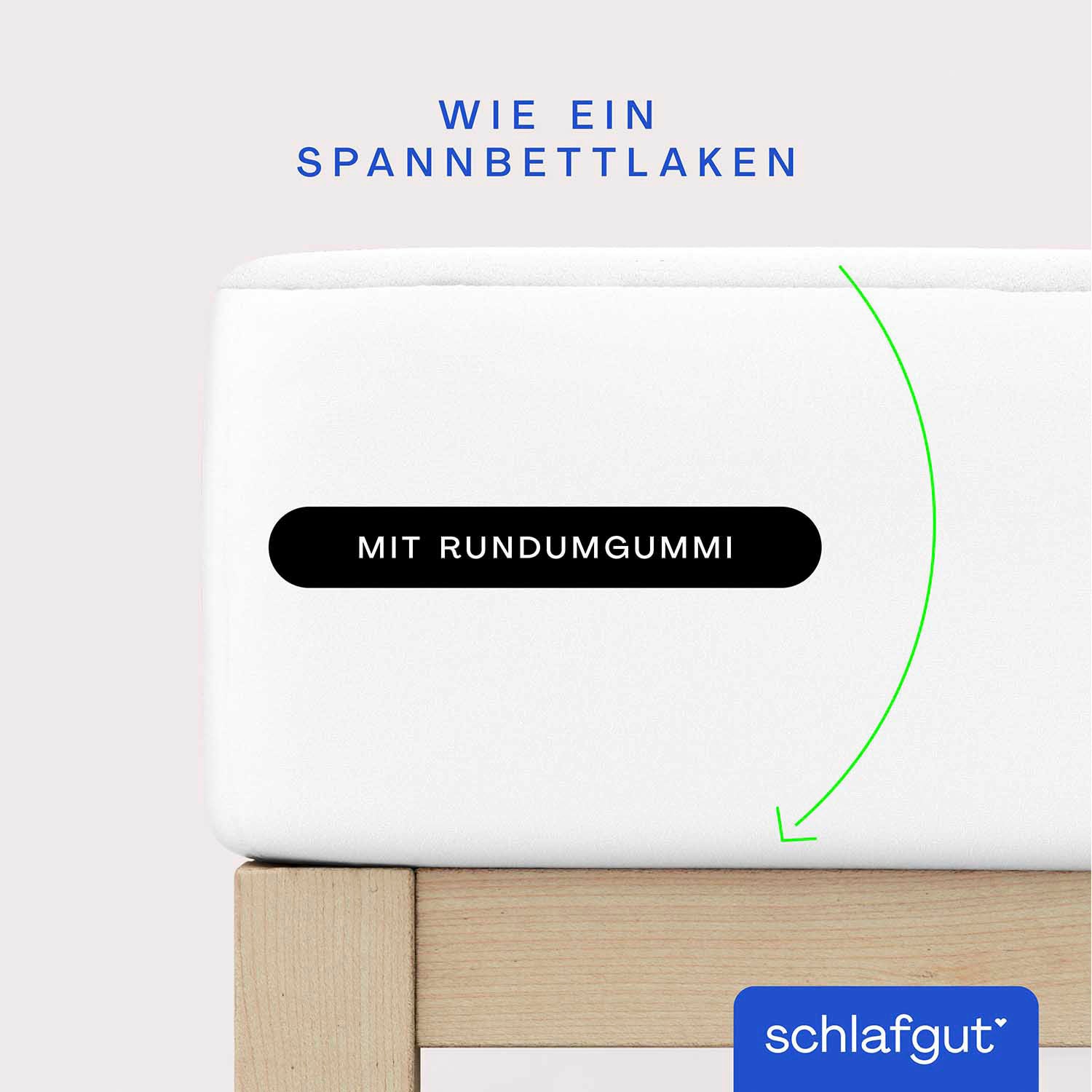 Schlafgut Matratzenauflage »Baselayer Matratzenschutz Comfort«, Wie ein Spannbettlaken