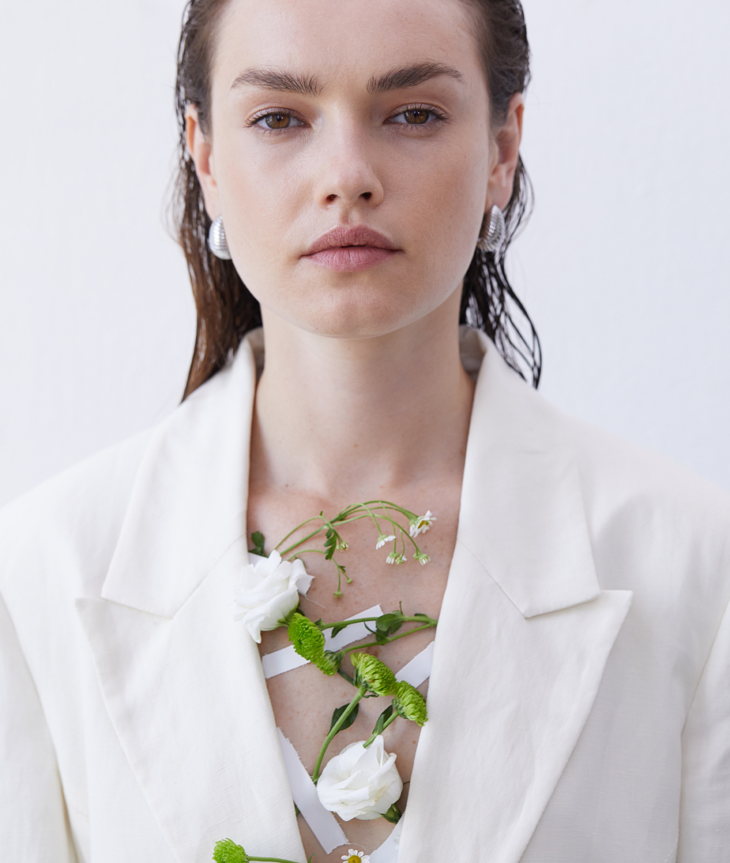 Echtzeit Paar Creolen »Schmuck Geschenk Edelstahl Ohrringe The Organic Drop«