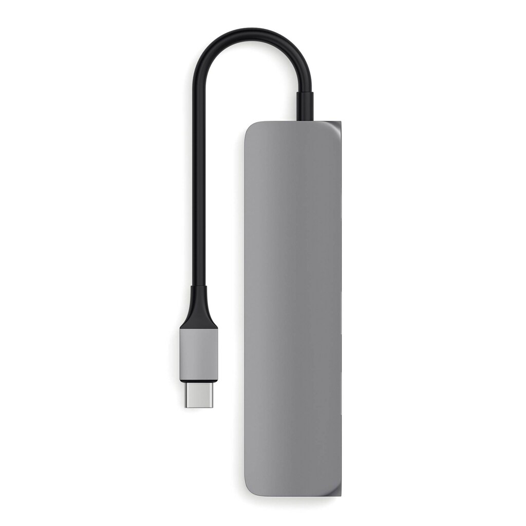 Satechi Adapter »Satechi Type-C USB Passthrough HDMI Hub, space grau«