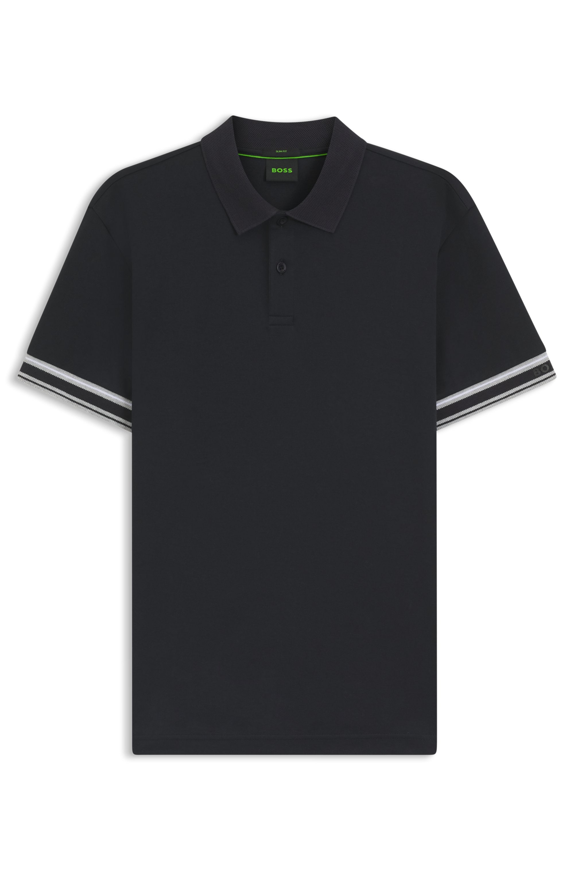 BOSS GREEN Poloshirt »Polo Zone«, mit Piqué-Streifen und einem Logo am Ärmel