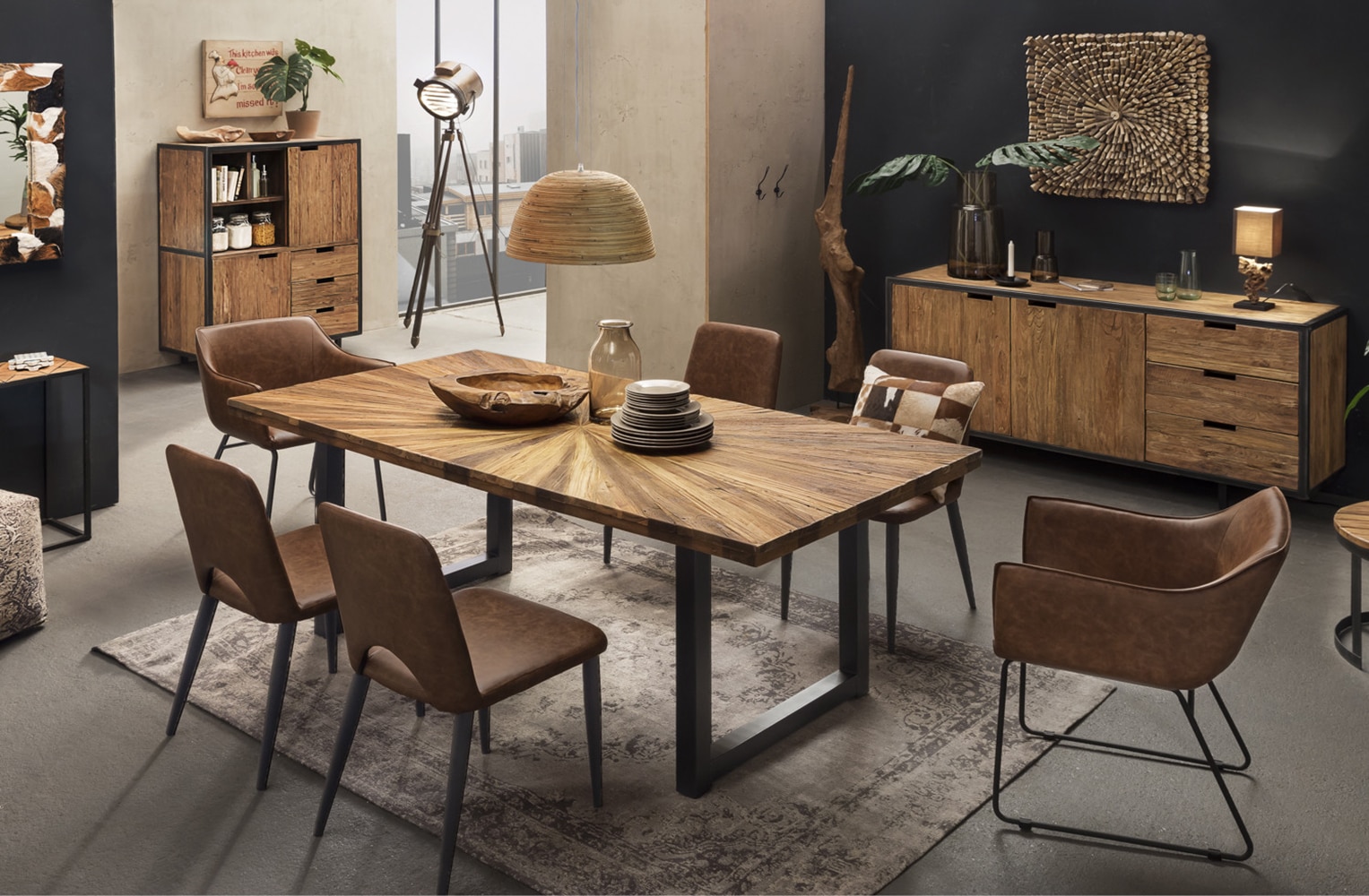 SIT Tischplatte, mit extravagantem Sonnendesign