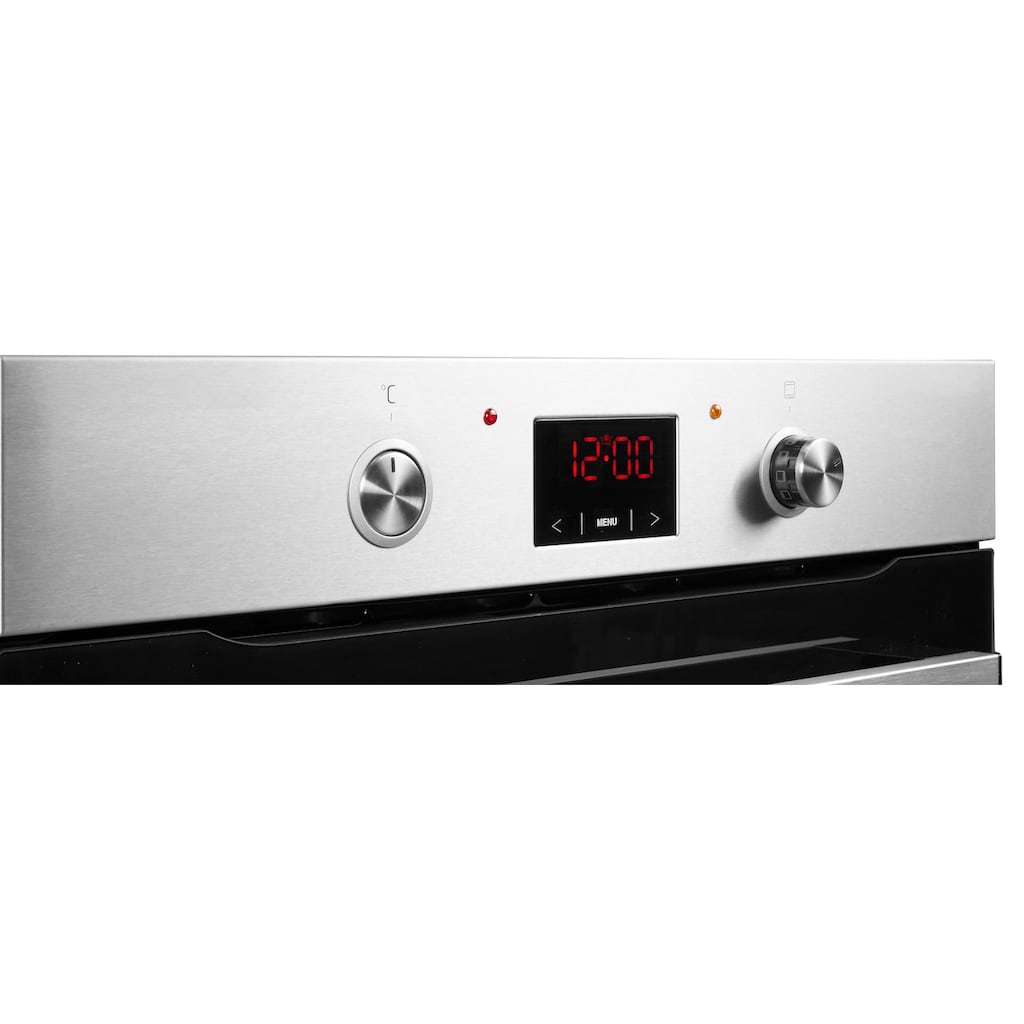 Amica Einbaubackofen »EBX 943 625 E«, EBX 943 625 E, mit Teleskopauszug nachrüstbar, Simple Steam