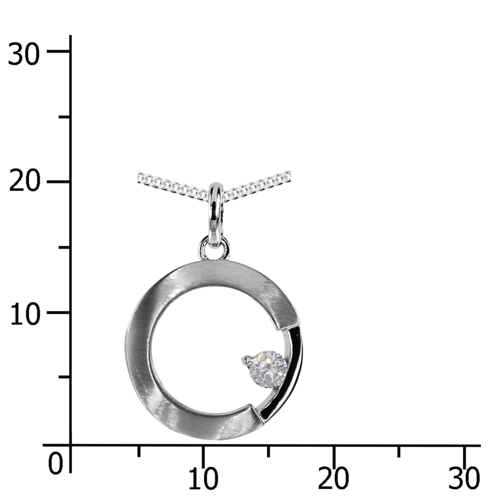 OSTSEE-SCHMUCK Kette mit Anhänger »- Adele - Silber 925/000 - Zirkonia«
