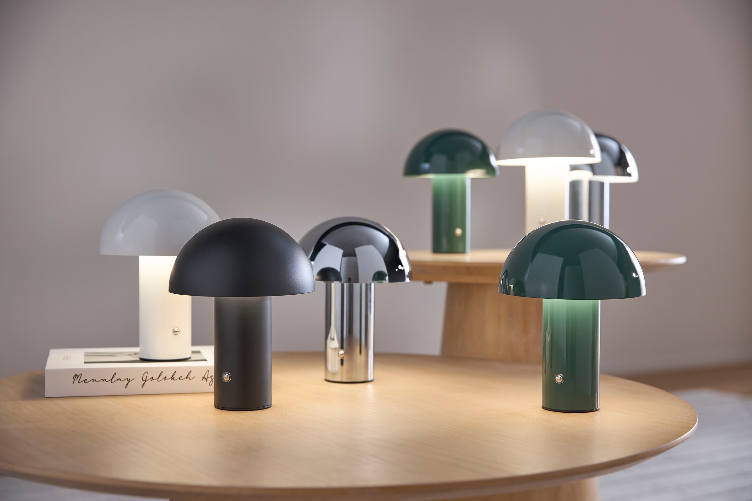 s.Oliver LED Tischleuchte »Hillu« LED-Modul 1 Stk. warmweiß - kaltweiß dimmbar, Typ-C-Ladekabel, CCT, Akku, Tischlampe kabellos, Akkulampe