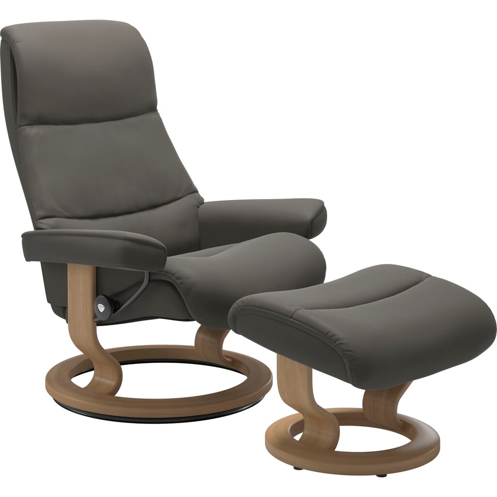 Stressless® Relaxsessel »View«, (Set, Relaxsessel mit Hocker)