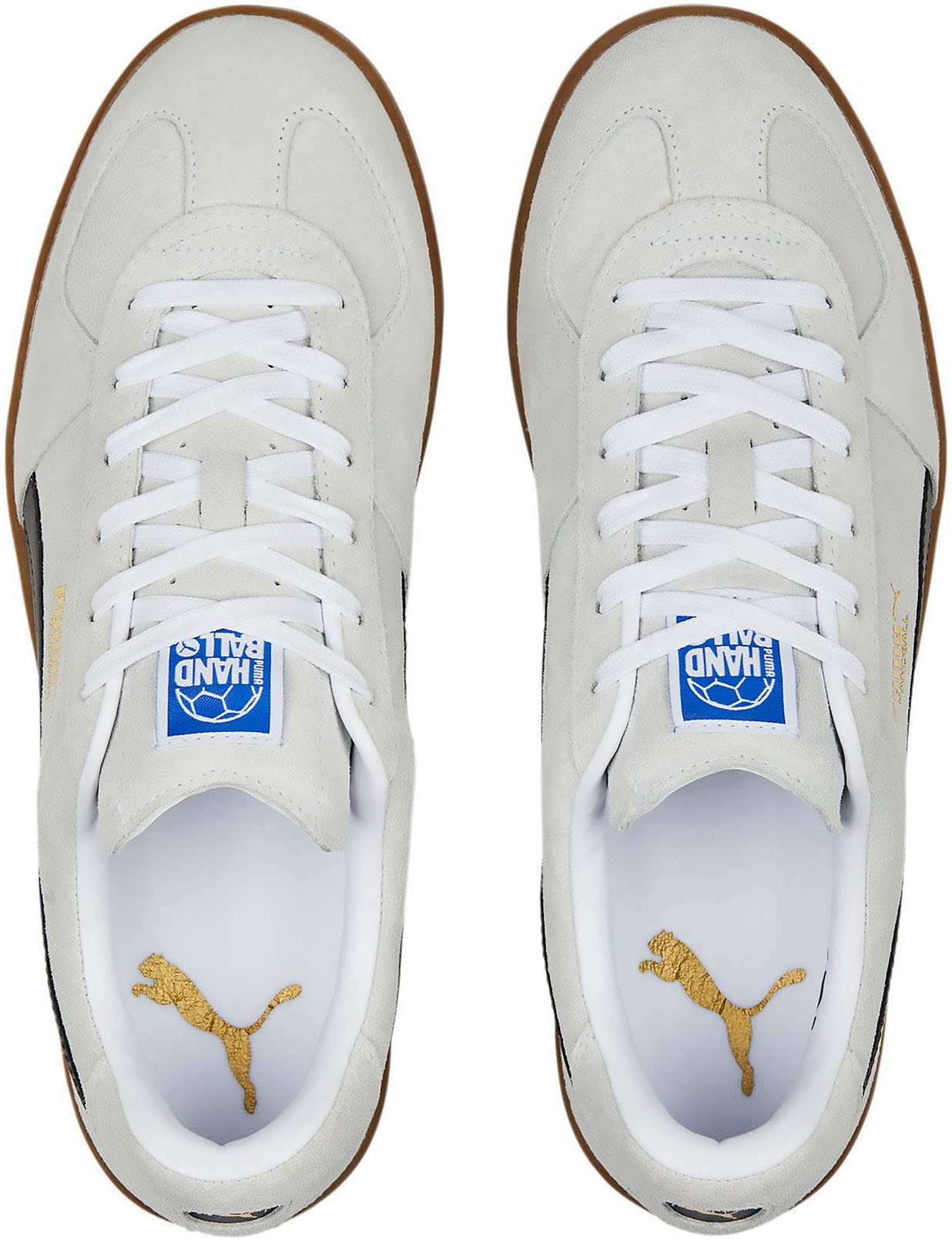 PUMA Sneaker »HANDBALL«  mit sportlichem Stil, mit Overlay im Zehenbereich, aus Veloursleder