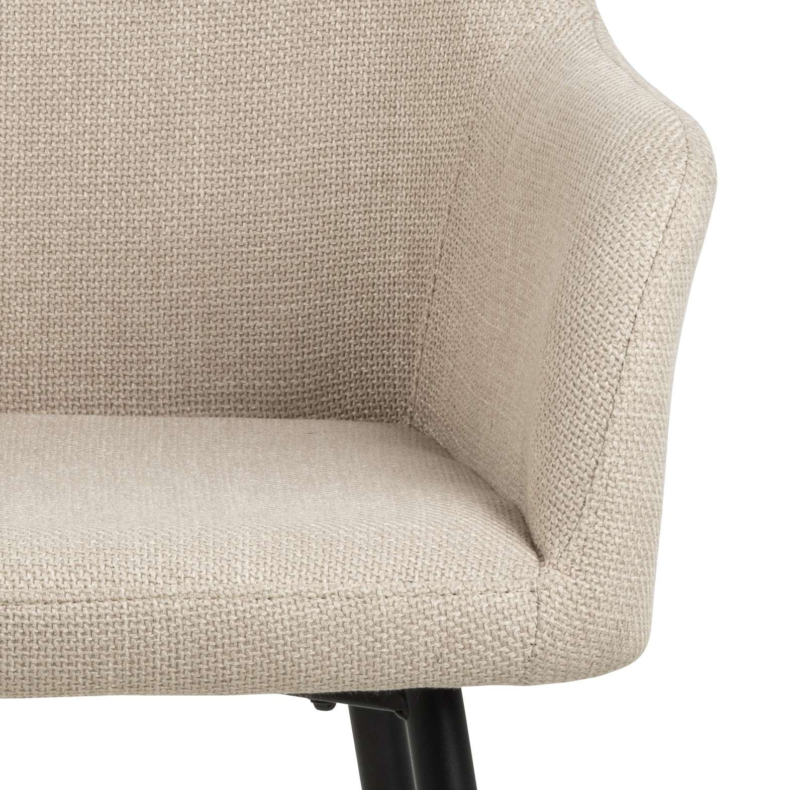 ACTONA GROUP Esszimmer-Set »Essgruppe, Speisetisch mit Stühlen«, (Komplett-Set, 5 St., 1x Tisch + 4x Stühle), Rechteckig Esstisch + 4x Stühle, grau keramik, beige,140x80x75cm
