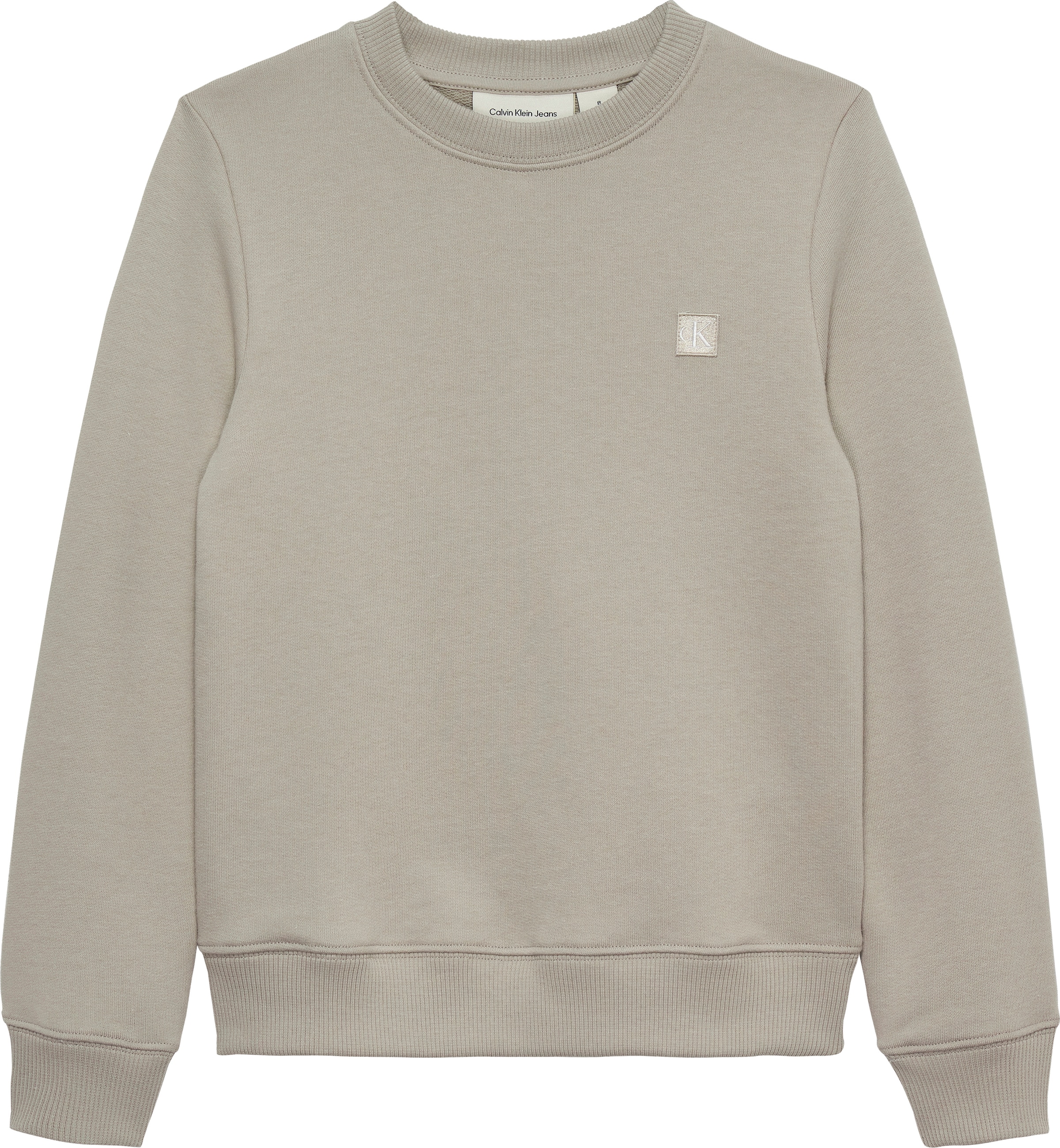 Calvin Klein Jeans Sweatshirt »MONO MINI BADGE REG CN«, für Kinder bis 16 Jahre mit Logoschriftzug
