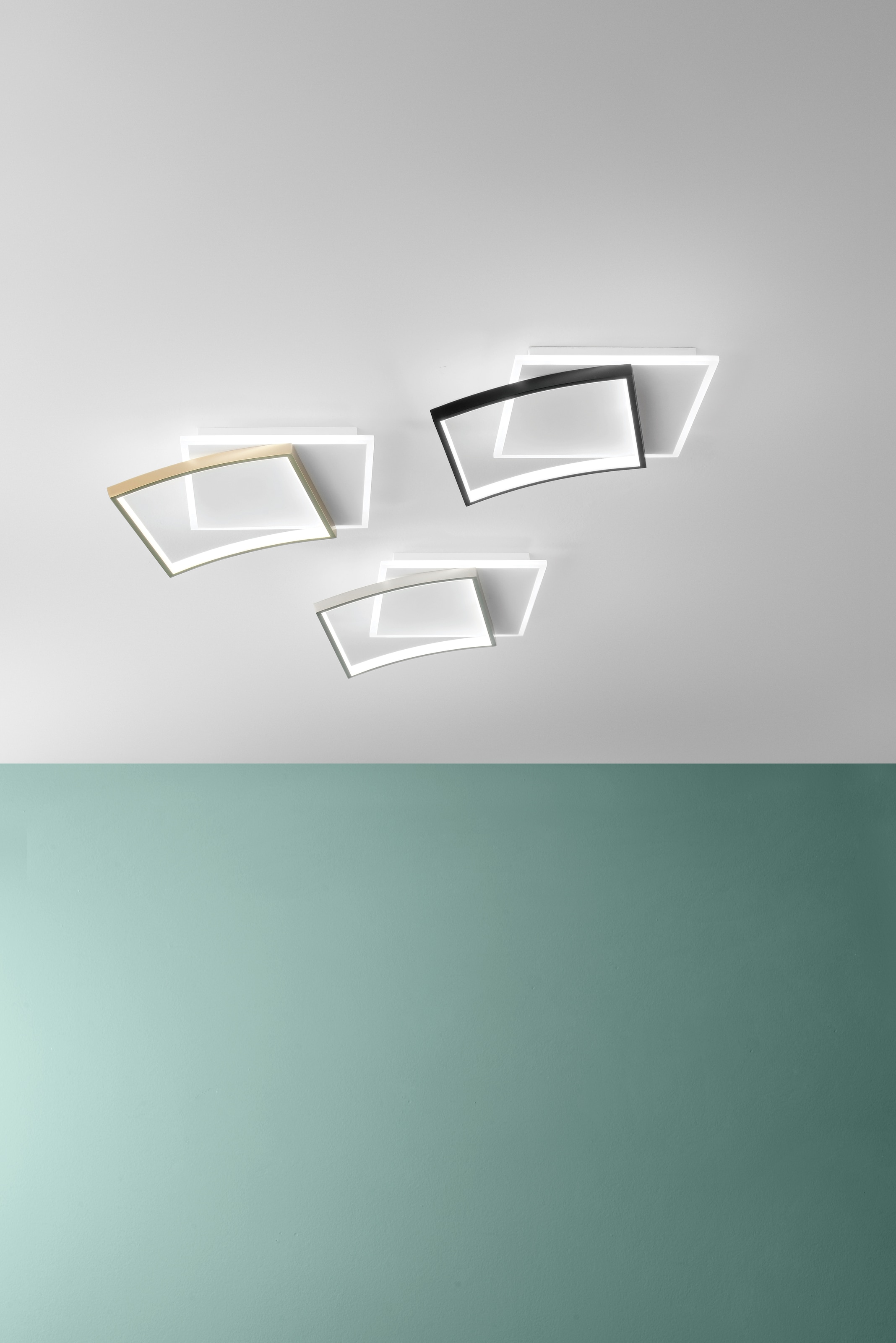 LED Deckenleuchte »LED-Deckenleuchte OVEST«, 2 flammig, Leuchtmittel LED-Board | LED...