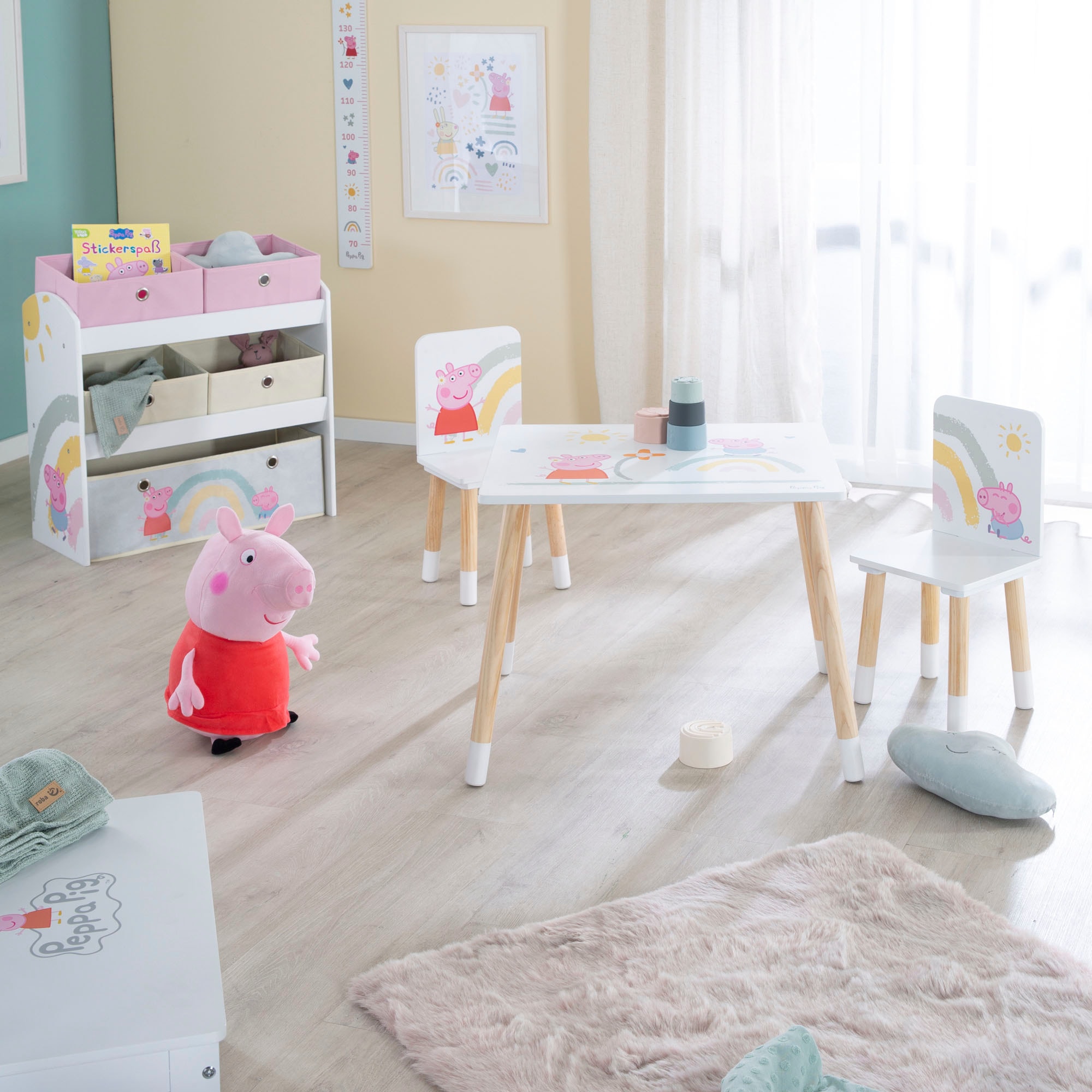 roba® Kindersitzgruppe »Peppa Pig«, (3 tlg.)