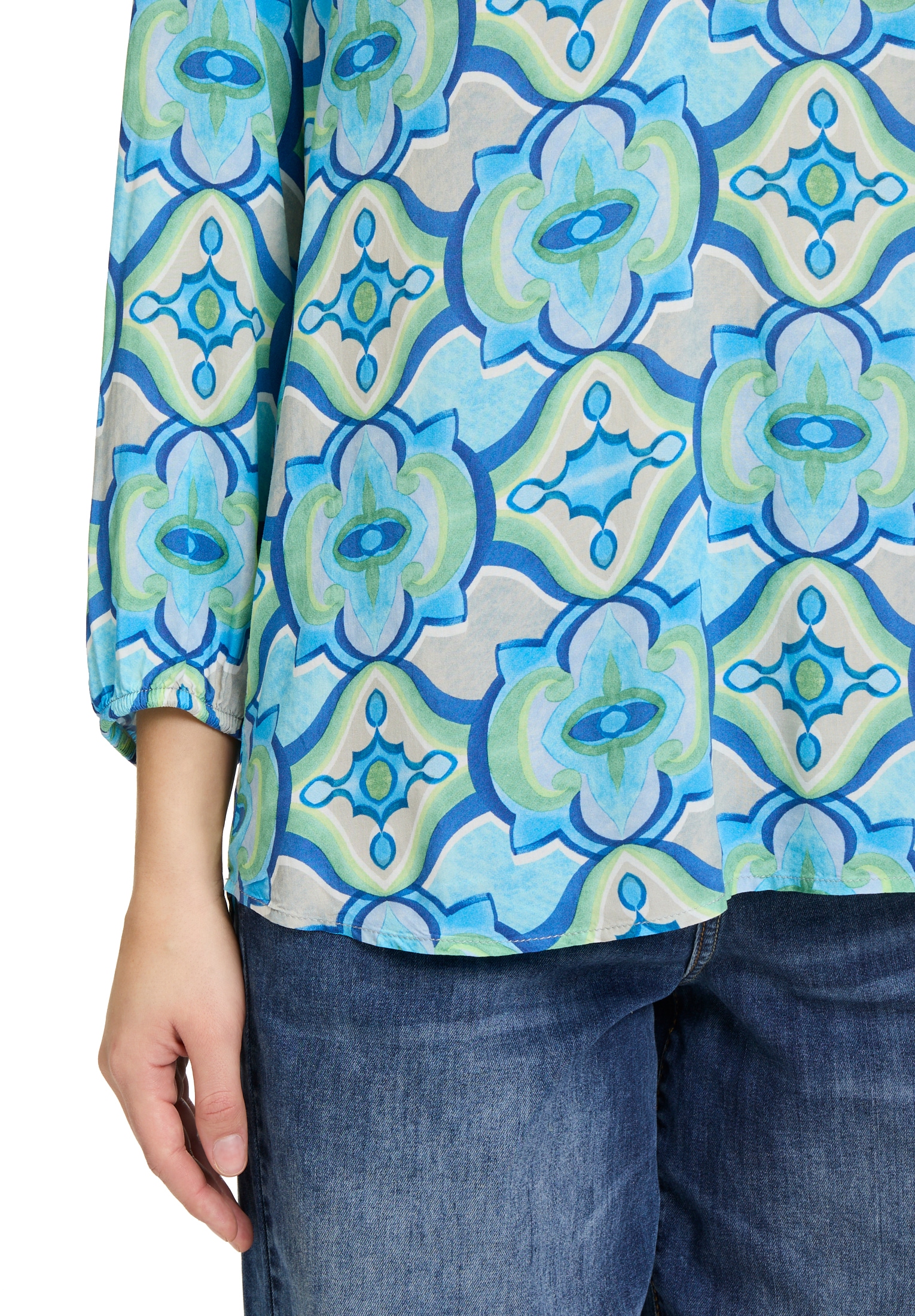 Cartoon Klassische Bluse »Casual-Bluse mit Muster«