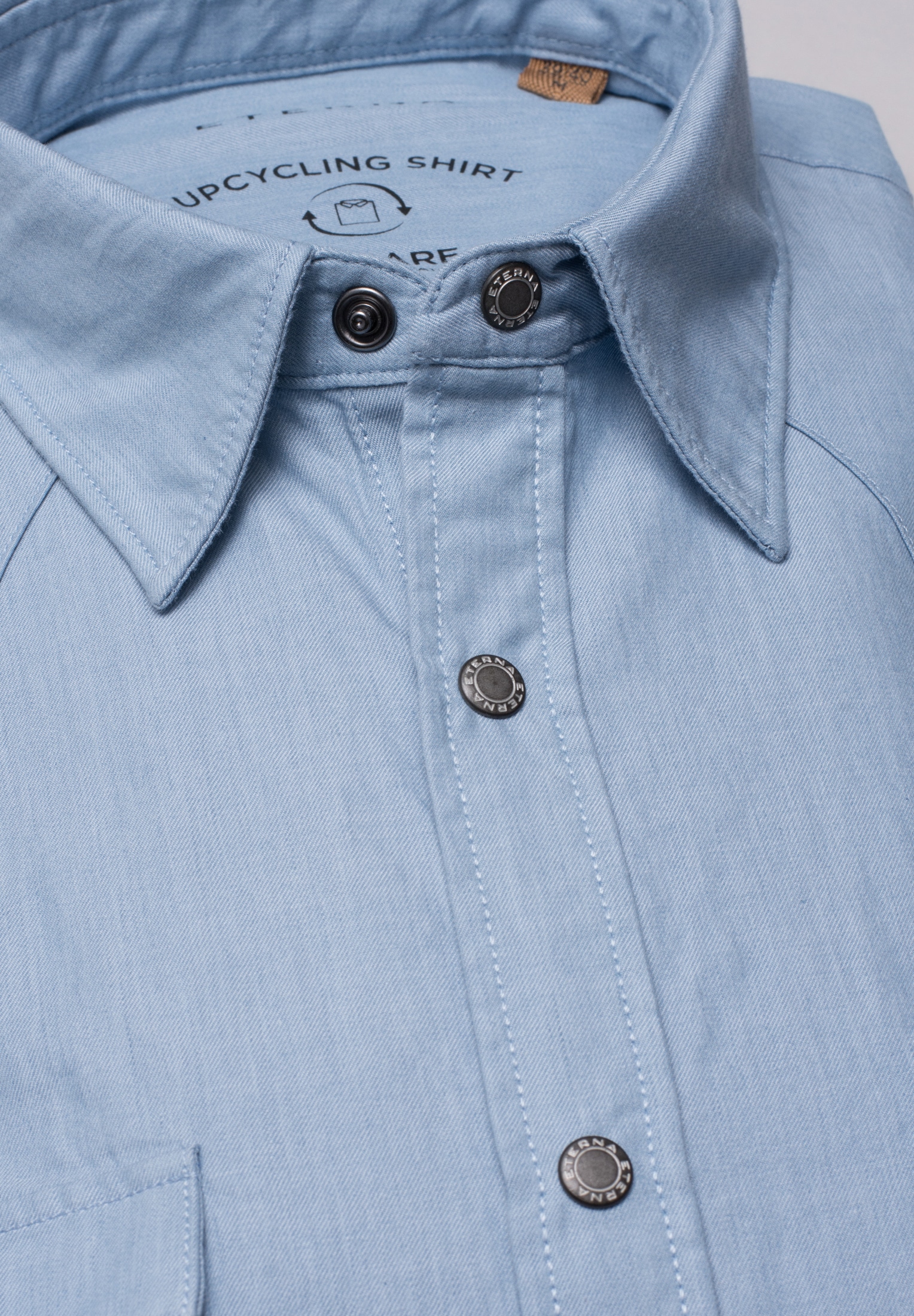 Eterna Langarmhemd »SLIM FIT« EASY IRON (bügelleicht)