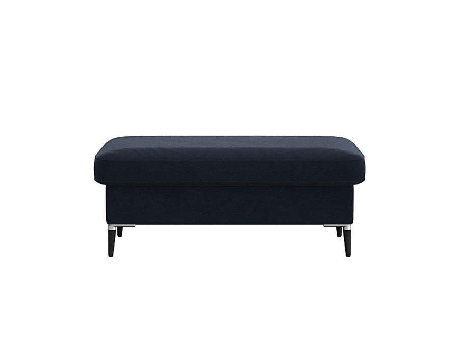FLEXLUX Pouf »Fiore«, Kaltschaum, Füße Alu+schwarz