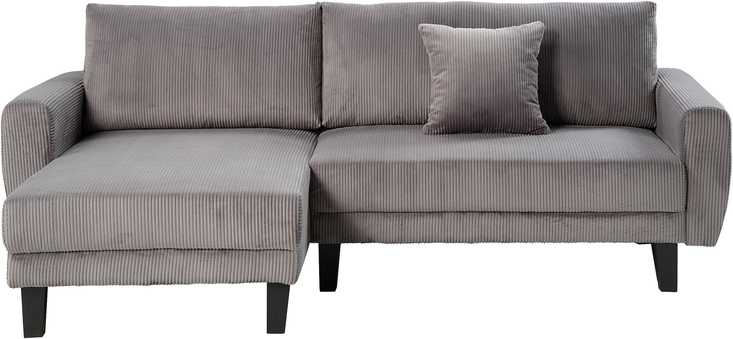 ATLANTIC home collection Ecksofa »Leonid L-Form«, mit Schlaffunktion und Bettkasten