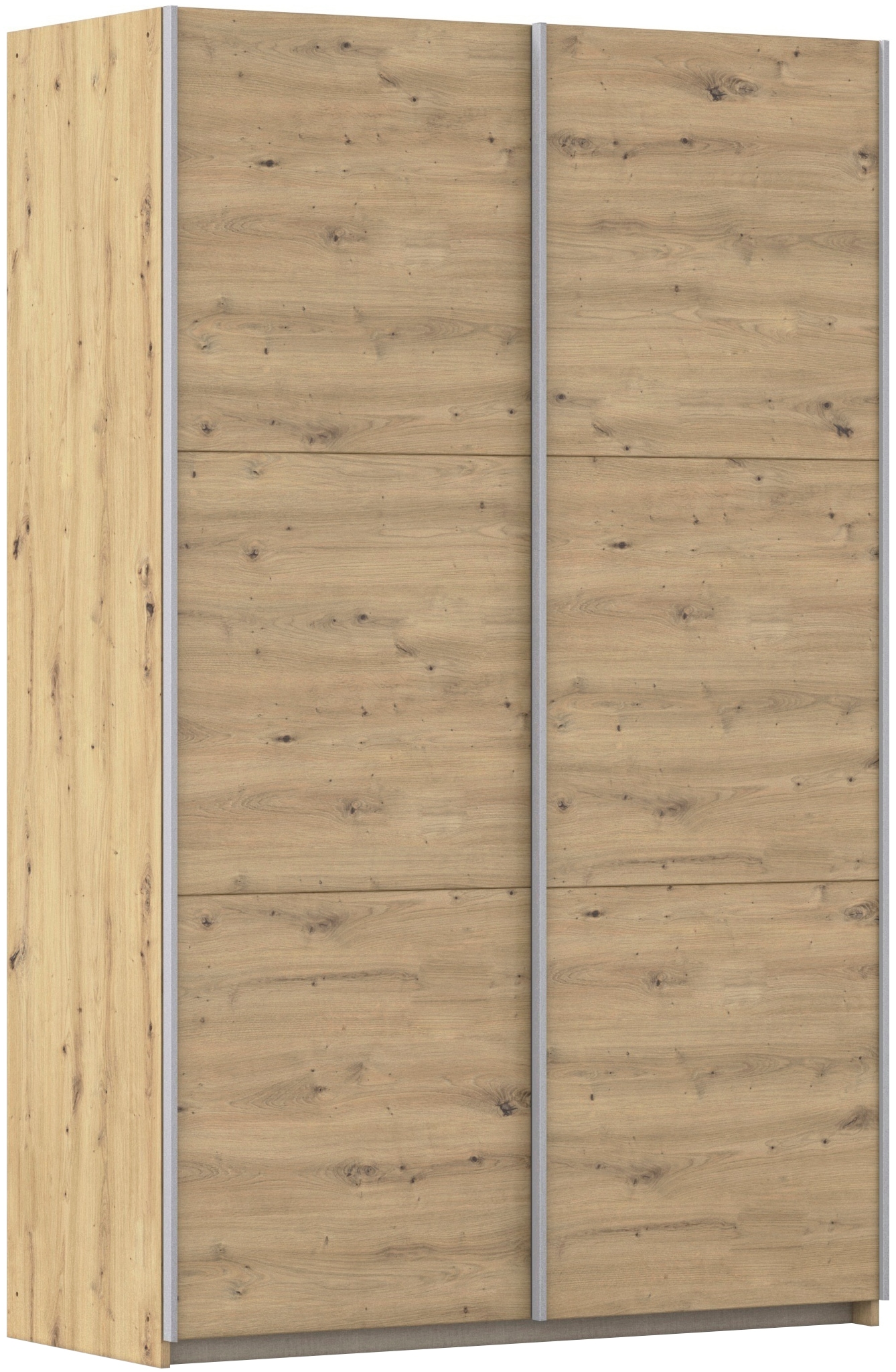 rauch Schwebetürenschrank »Kleiderschrank Drehtürenschrank Schrank Garderobe KRONACH« in 3 Ausstattungen BASIC/CLASSIC/PREMIUM, Breiten 131/175/218/261 cm,  optional ohne, mit 1 oder 2 Spiegel, viel Stauraum MADE IN GERMANY