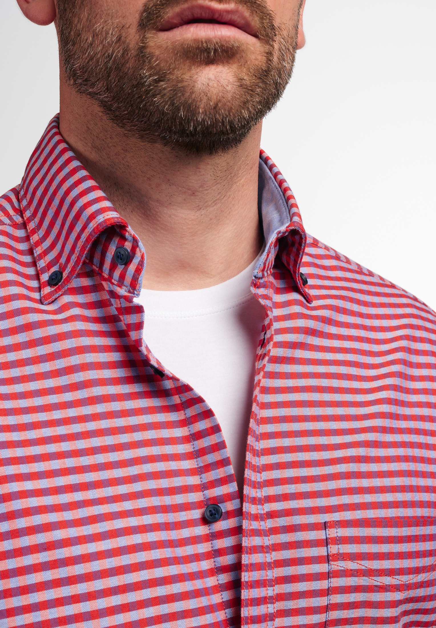 Eterna Kurzarmhemd »REGULAR FIT« EASY IRON (bügelleicht)