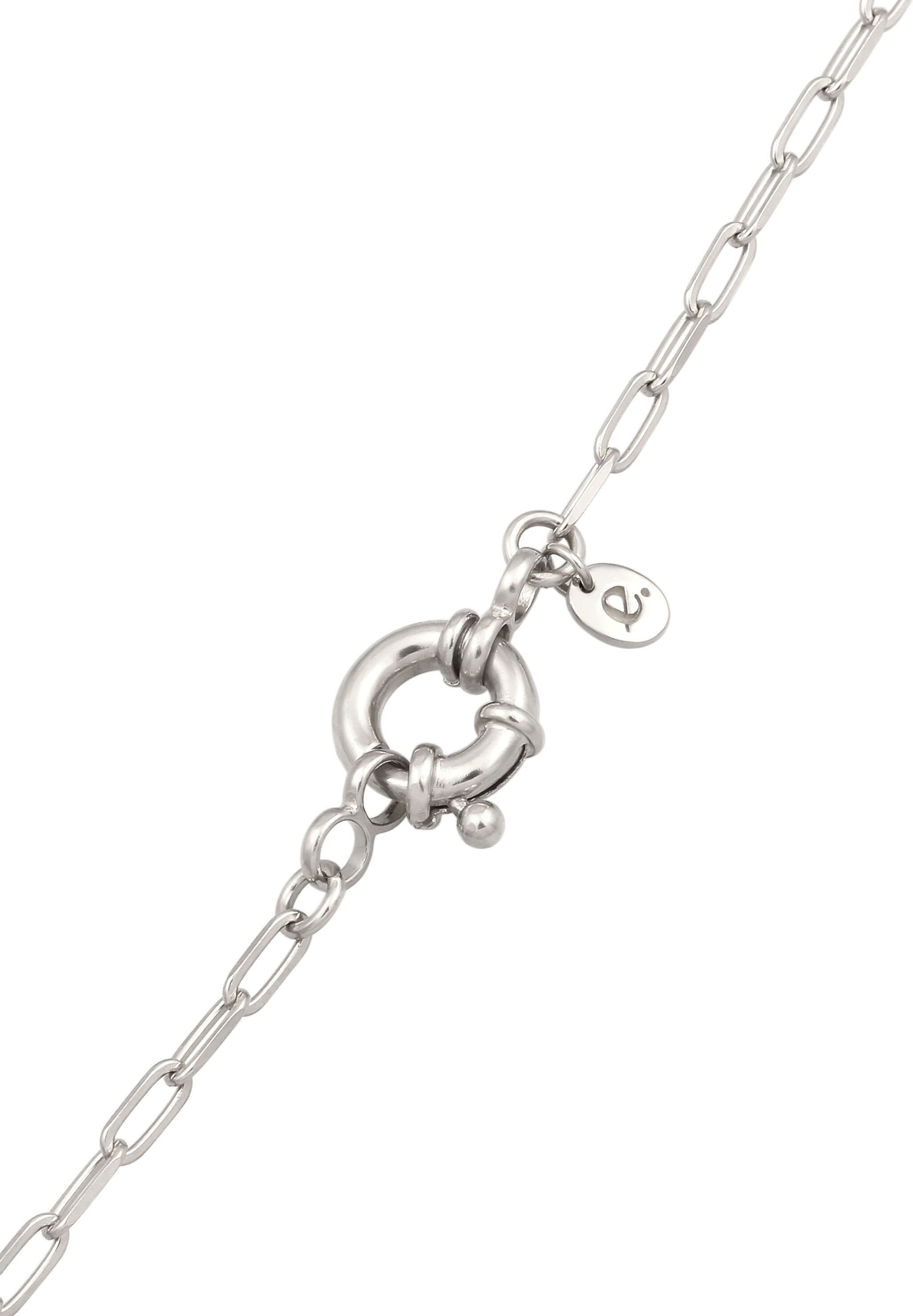Elli Kette ohne Anhänger »Halskette Gliederkette Federring Modern 925 Sterling Silber«