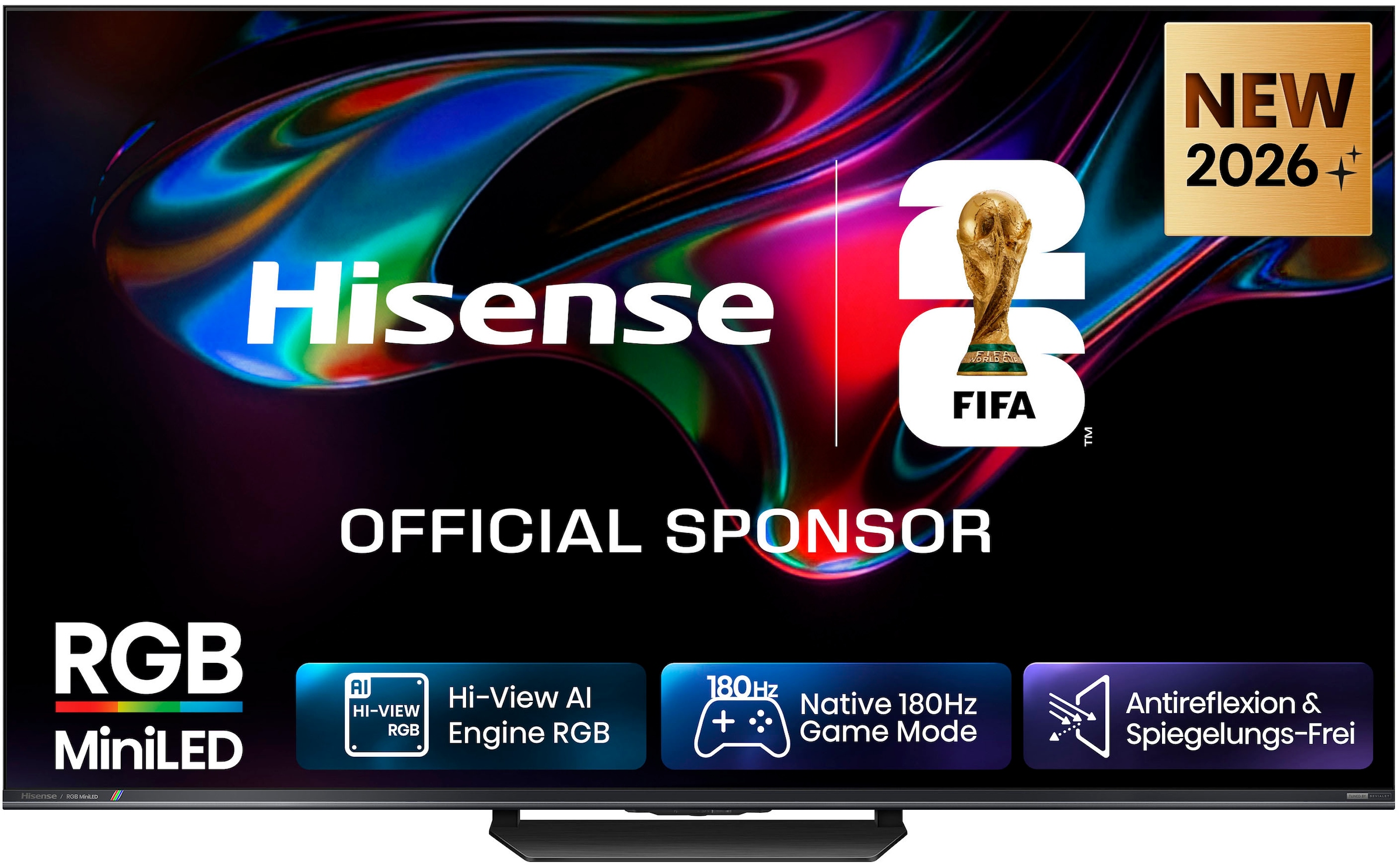 Hisense 55UR8DS 139.7 cm (55") 4K Ultra HD Smart TV Wi-Fi Black