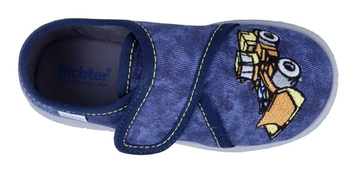 Richter Hausschuh »Mailo«  Klettschuh, Kindergartenschuh, Größenschablone zum Download, mit WMS