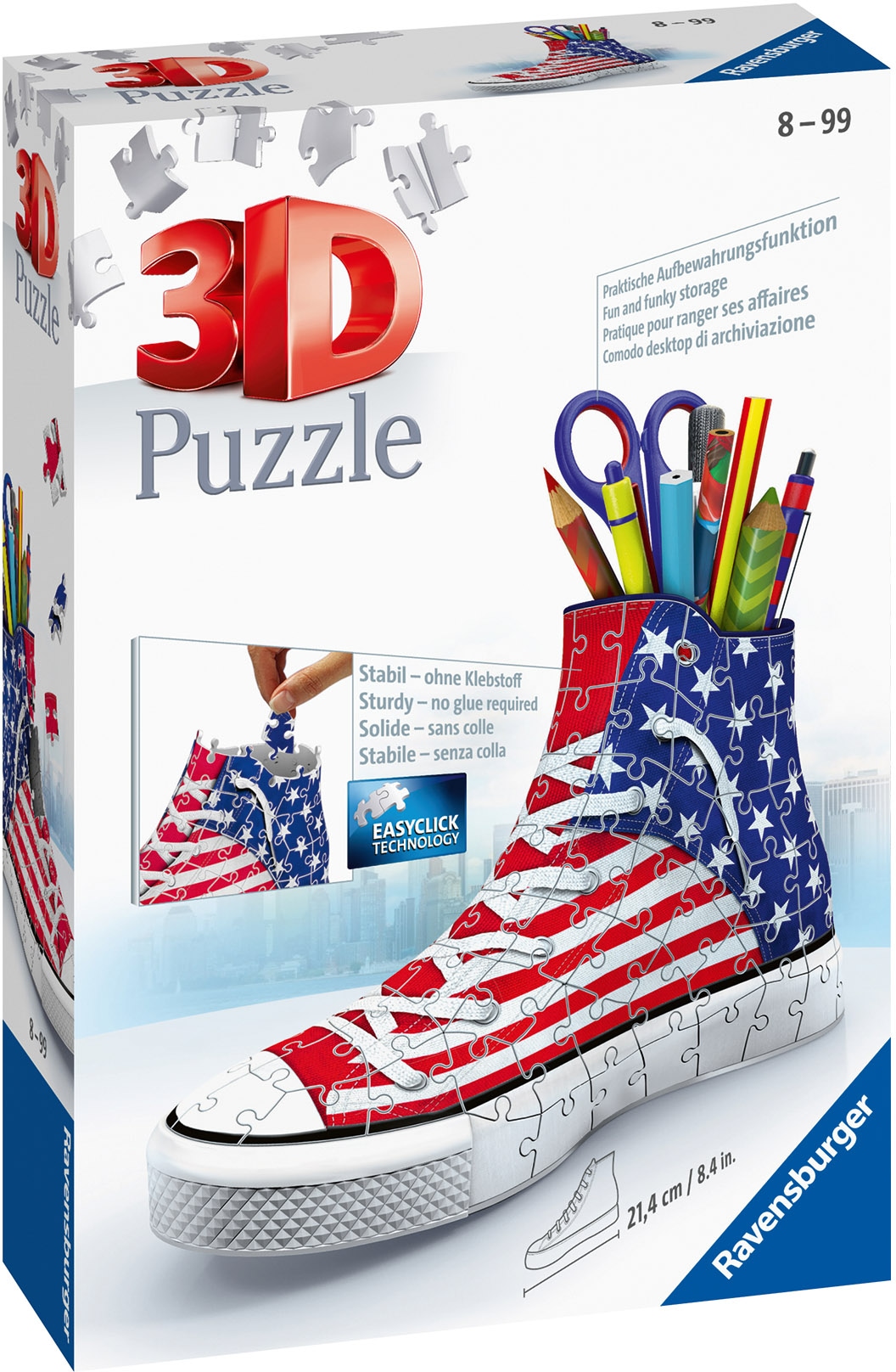 Ravensburger 3D-Puzzle »Sneaker«, Made in Europe, FSC® - schützt Wald - weltweit