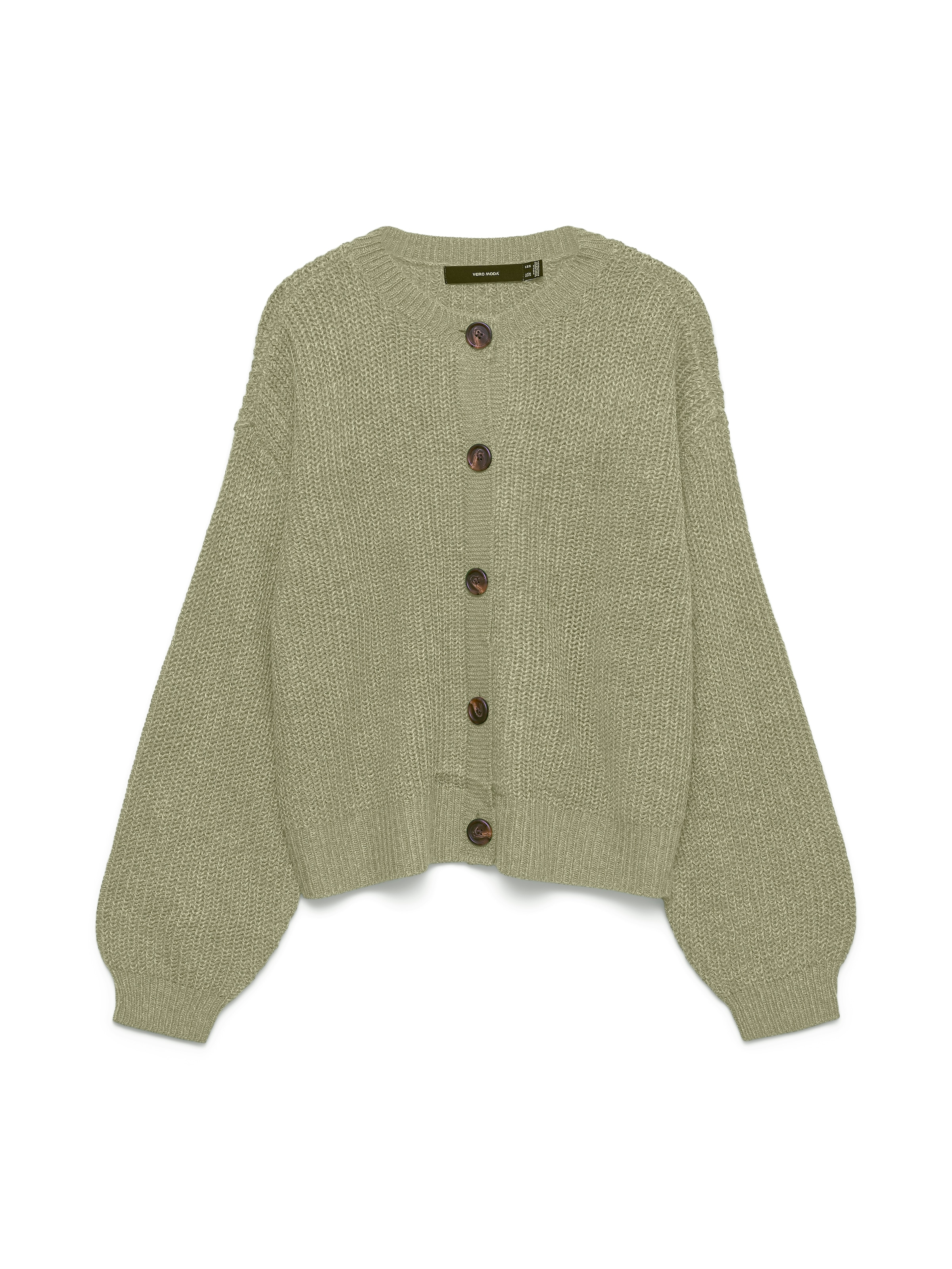 Vero Moda Strickjacke »VMLEA LS O-NECK CARDIGAN NOOS« Kunstfaser, loose fit