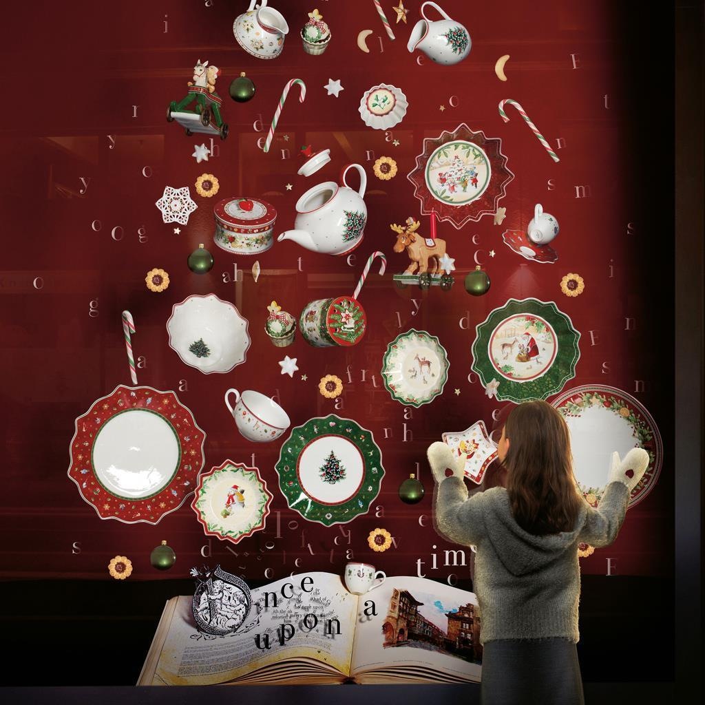 Villeroy & Boch Geschirr-Set »Tafelservice Toy's Delight 12er Set grün« Mikrowellengeeignet