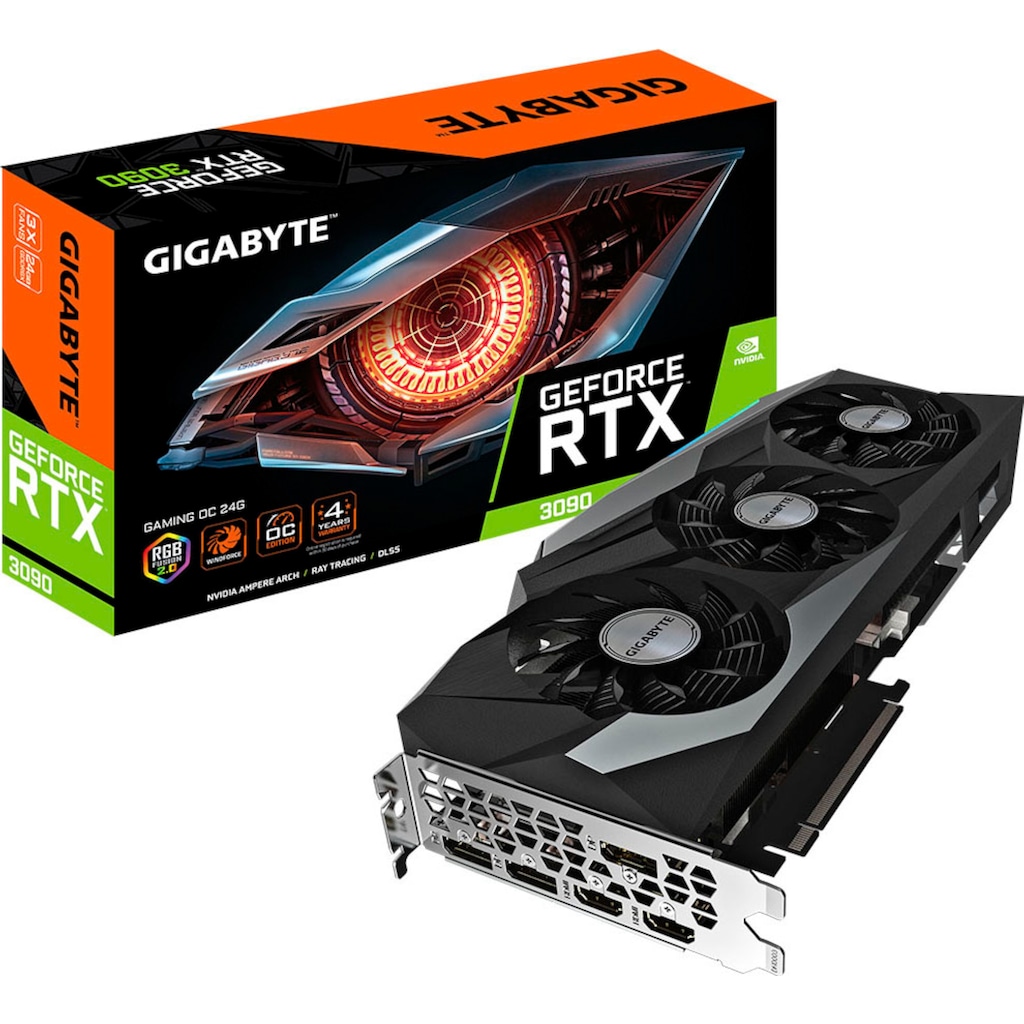 Gigabyte Grafikkarte »GeForce RTX™ 3090 GAMING OC«, 24 GB, GDDR6X