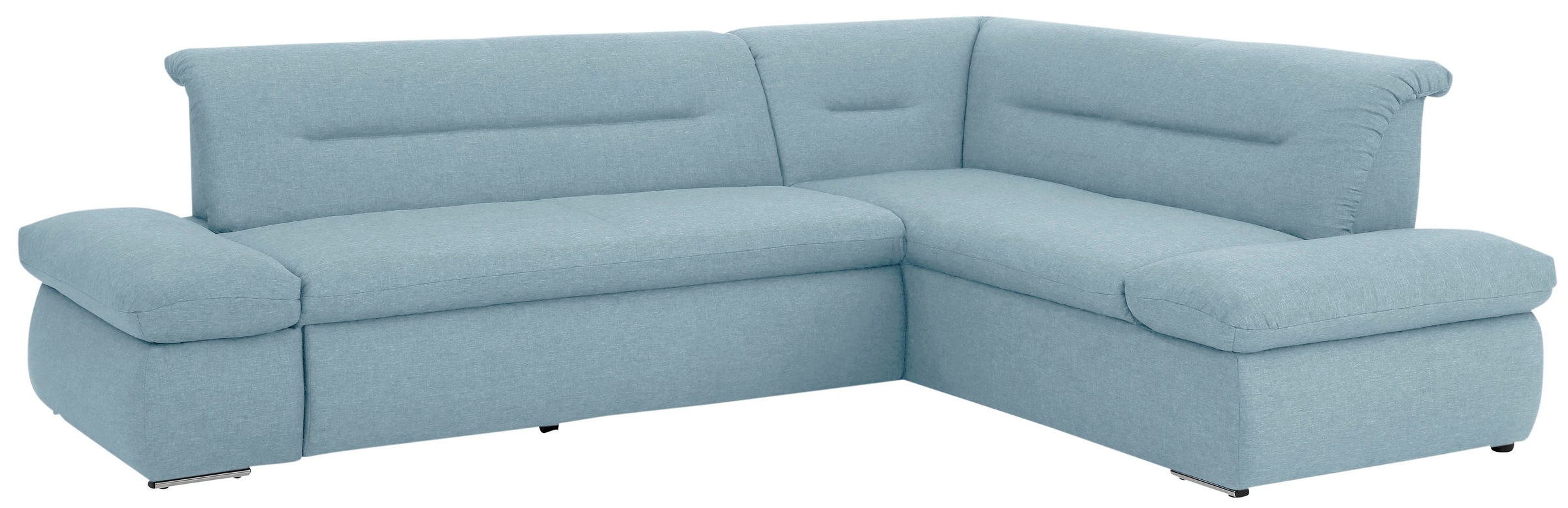 Home affaire Ecksofa »Avesa L-Form« Wahlweise mit Arm- und Bettfunktion, B/T/H: 275/211/80 cm