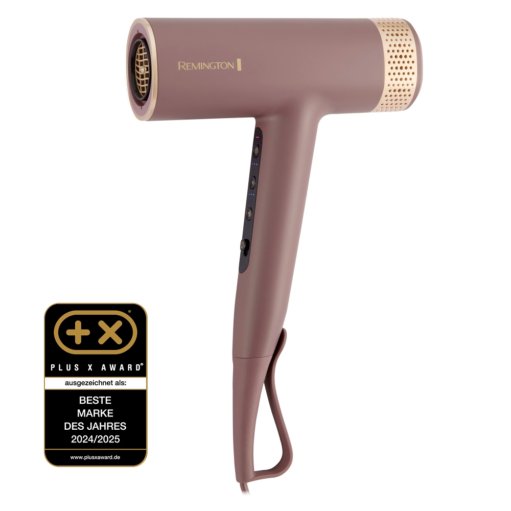 Remington Haartrockner »AIRviveDigital Haartrockner (EC8930)« 1.600 W 2 Aufsätze Digital Motor, Ionic Air, Anti-Frizz, 12 Heiz-&Geschwindigkeitsstufen