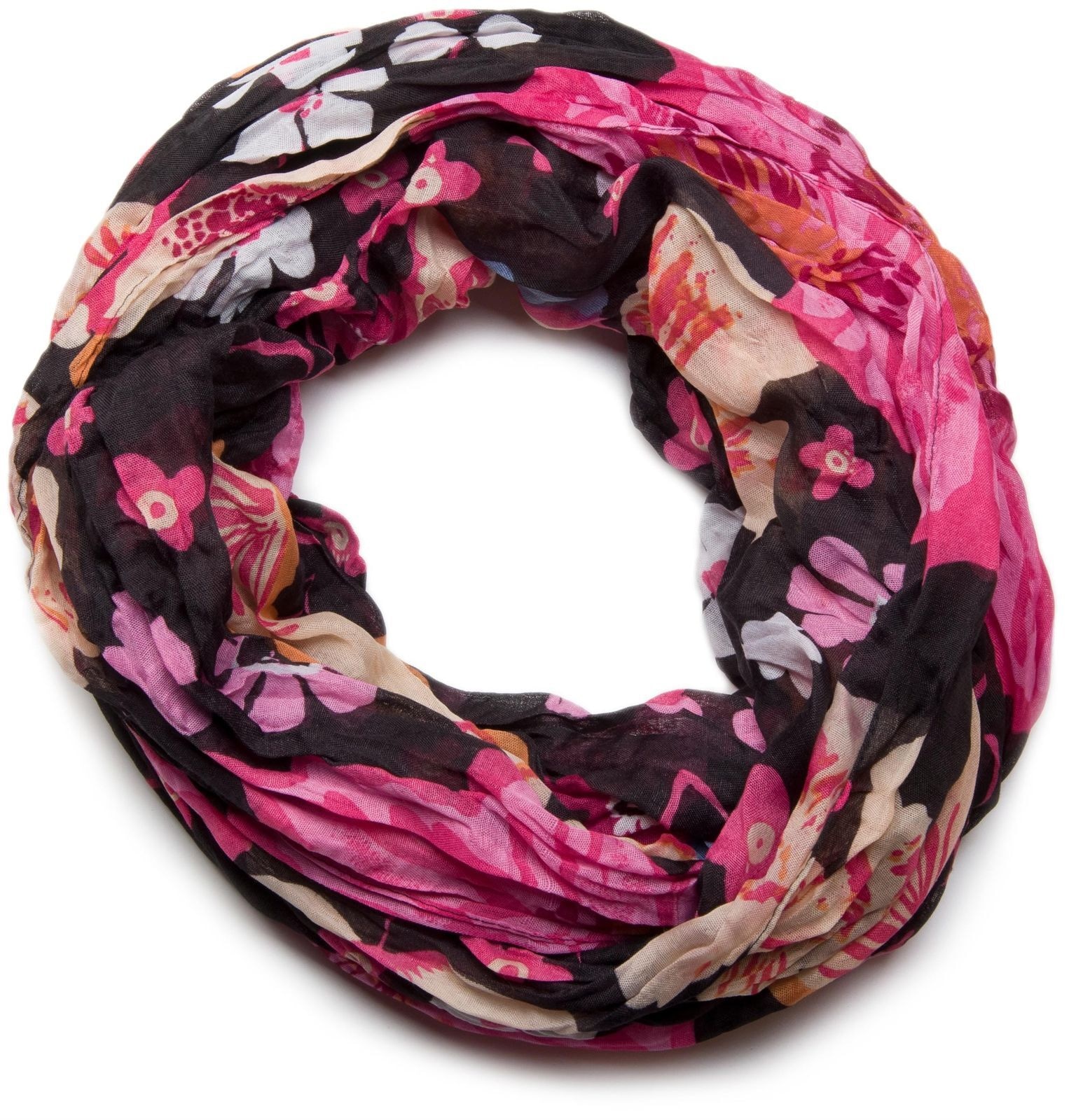 styleBREAKER Loop »Loop mit Blumen Allover Print« 1 Stk.