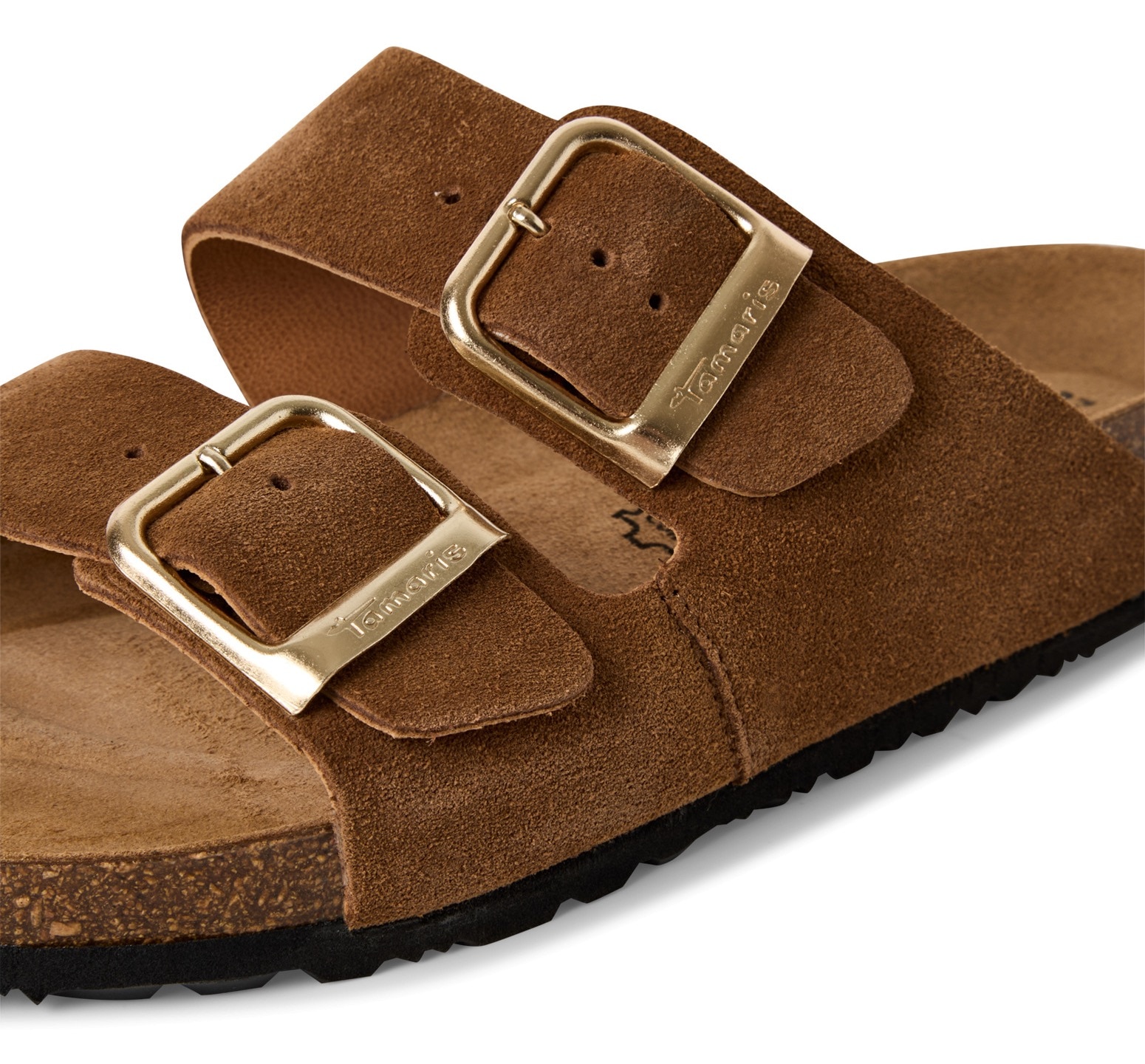 Tamaris Pantolette  Hausschuh, Schlappen mit zwei verstellbaren Schnallen