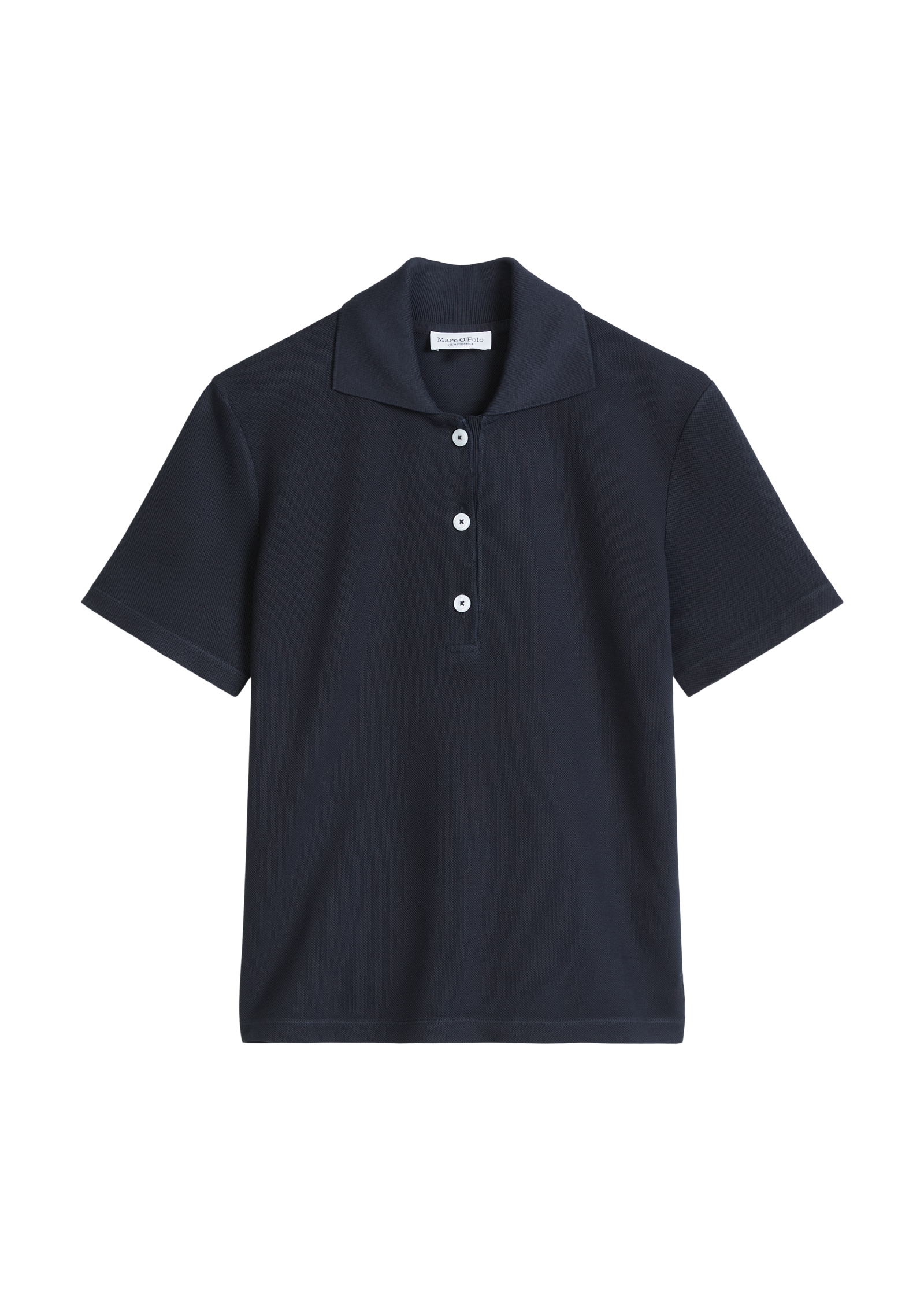 Marc O'Polo Poloshirt regular aus Garment-Dyed-Piqué-Jersey