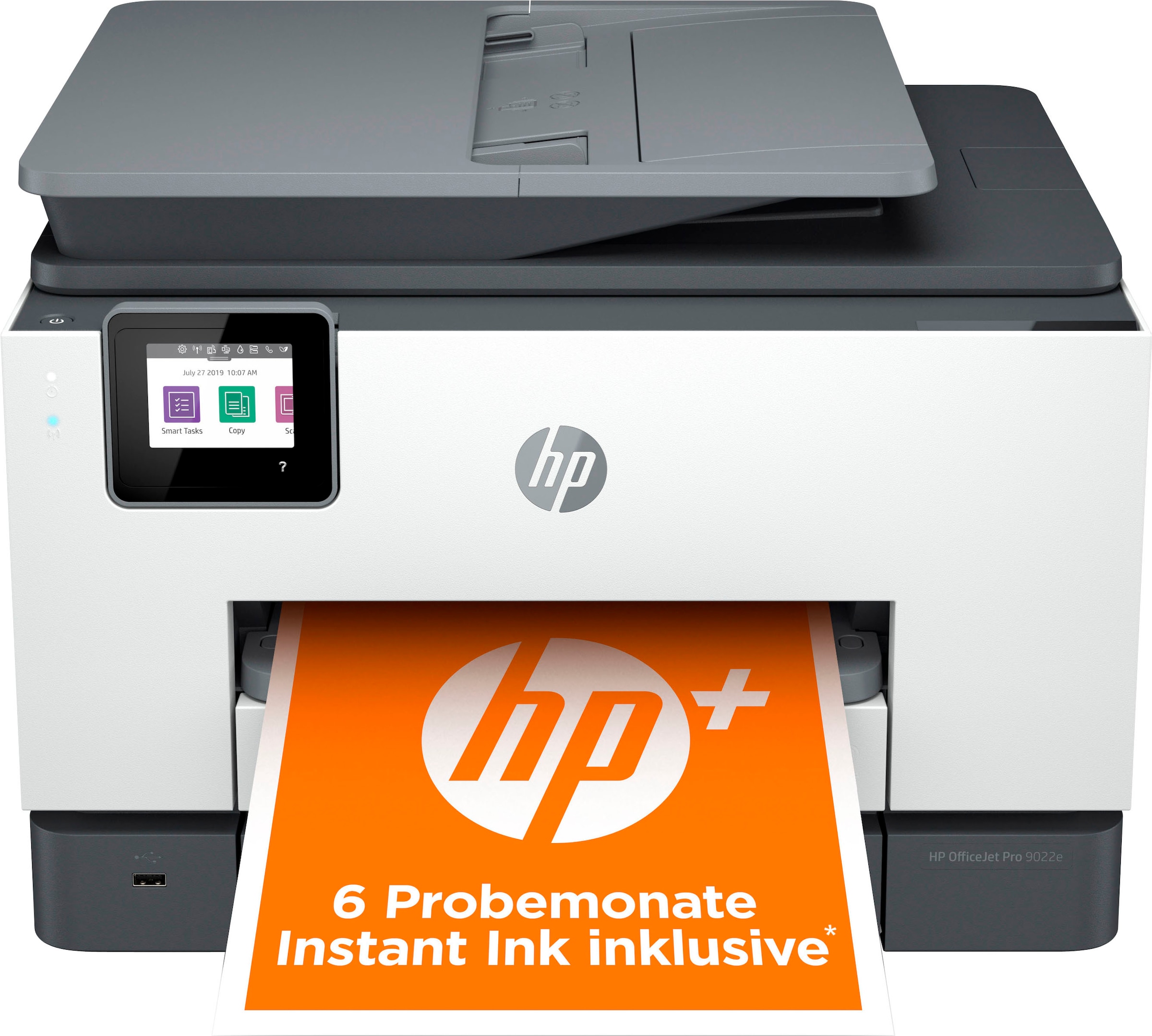 XXL ➥ »OfficeJet Ink kompatibel color«, Garantie Multifunktionsdrucker UNIVERSAL 9022e A4 3 AiO | Jahre HP+ HP Instant Pro