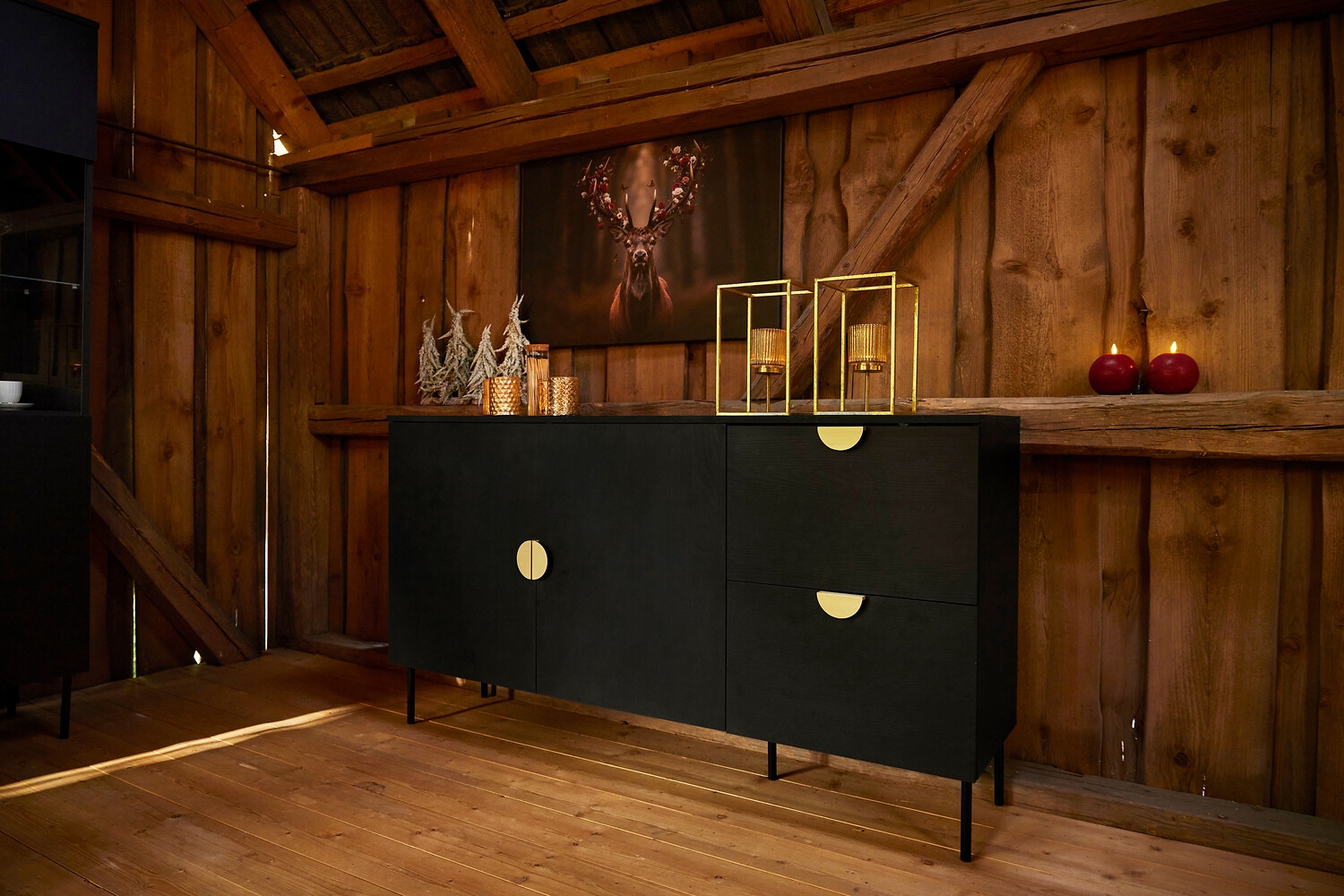 Home affaire Vitrine »BELLOT Vitrineschrank mit 2 Türen, verglast, mit viel Stauraum« Standvitrine/Glasvitrine, matt Hochschrank, Maße B/T/H: 106/40/187 cm