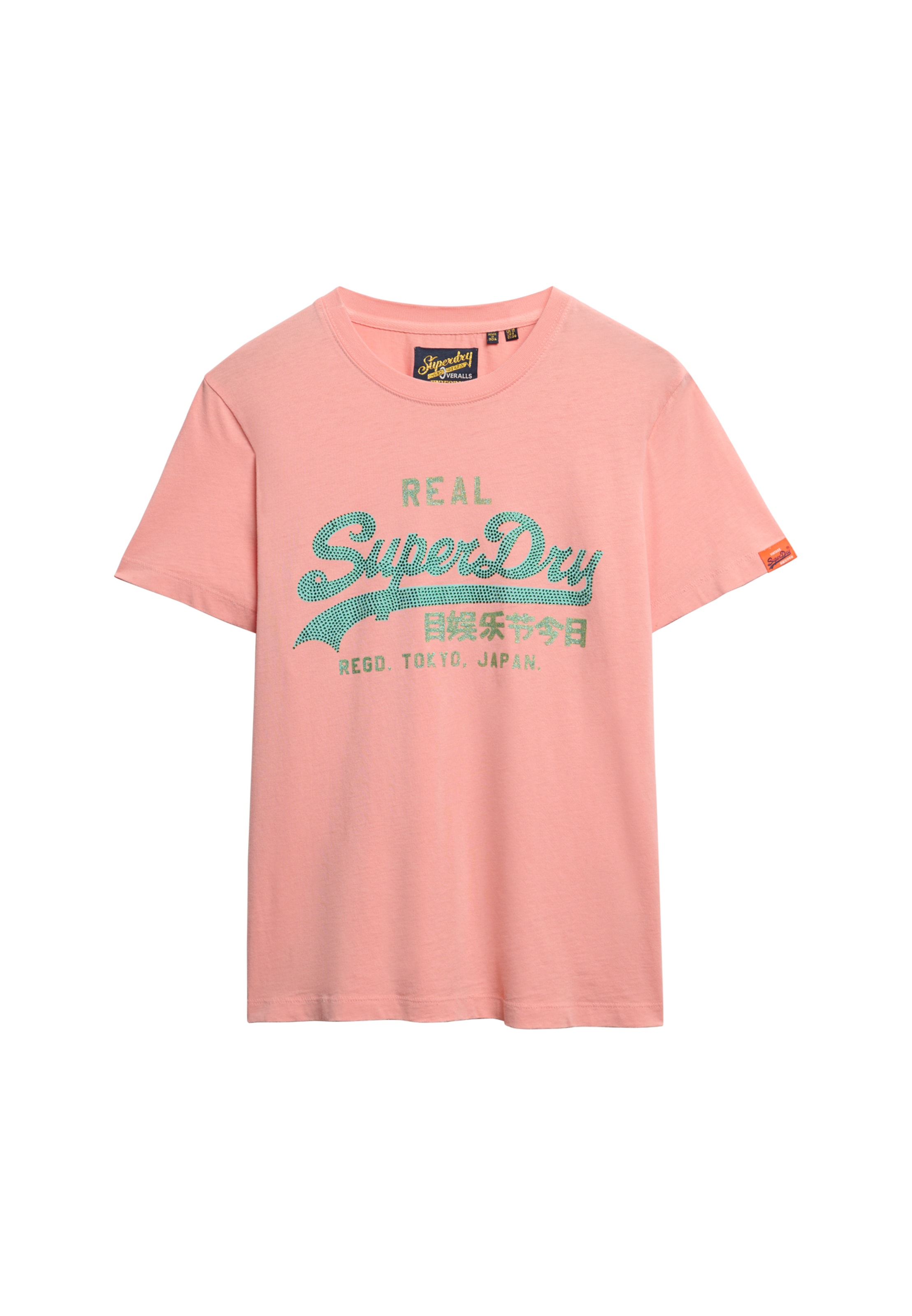 Superdry Kurzarmshirt »VL RHINESTONE SLIM TEE«