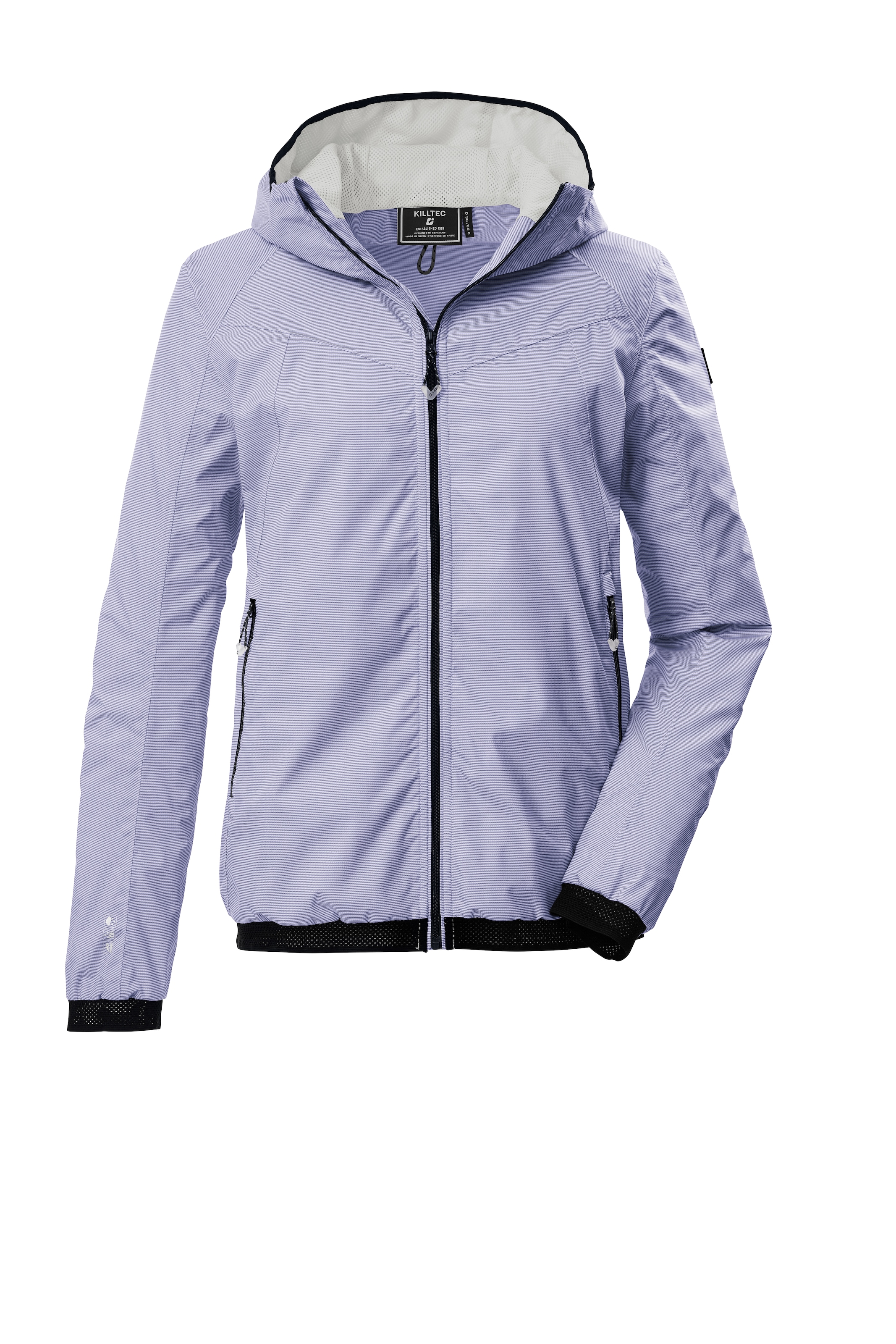 Killtec Funktionsjacke »KOS 22 WMN JCKT« Übergangsjacke mit hochschließender Kapuze, superleichtes Design