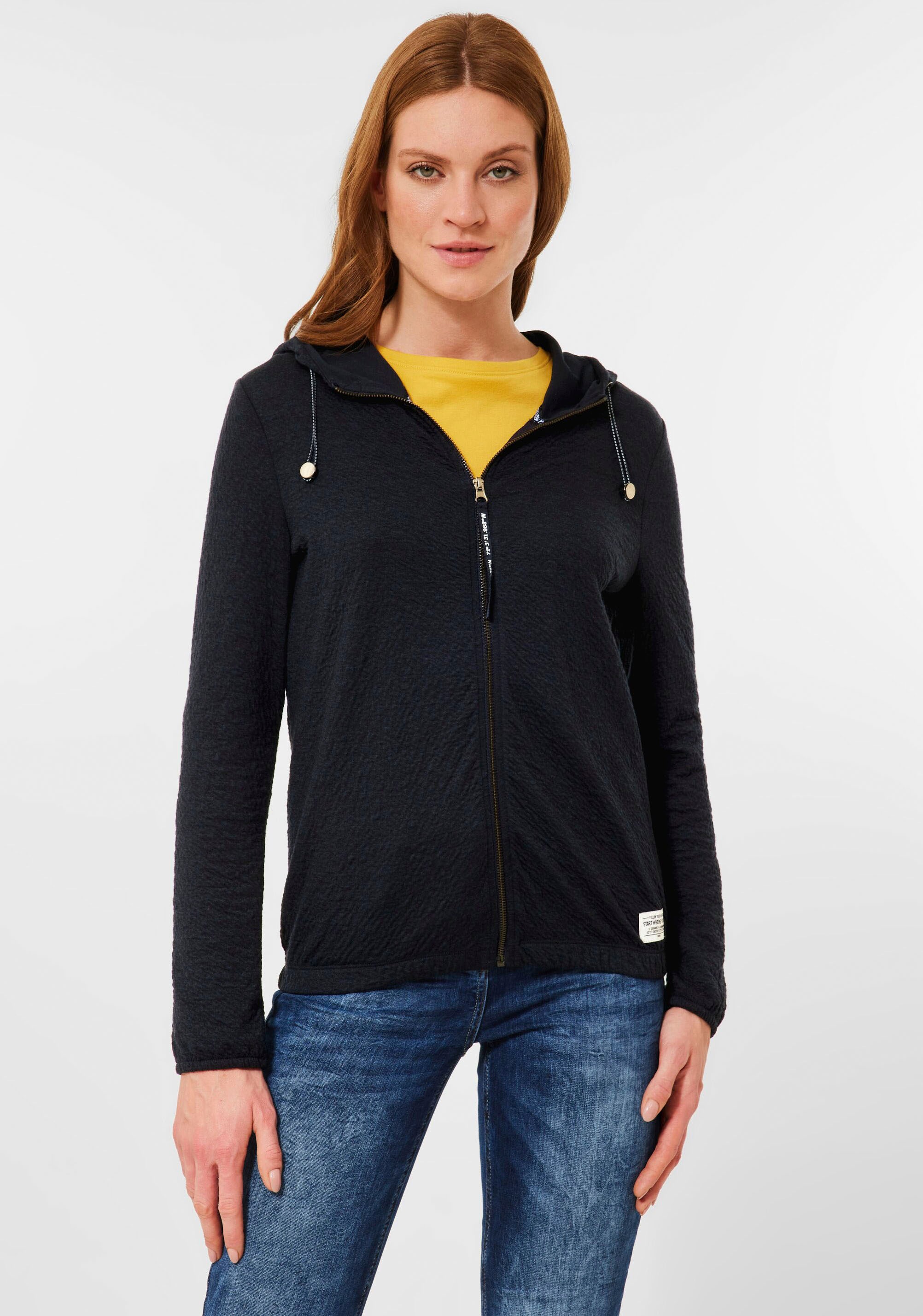Cecil Sweatjacke, mit Strukturoptik kaufen