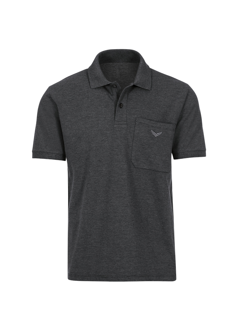 Trigema Poloshirt »TRIGEMA Polohemd mit Brusttasche«, (1 tlg.)