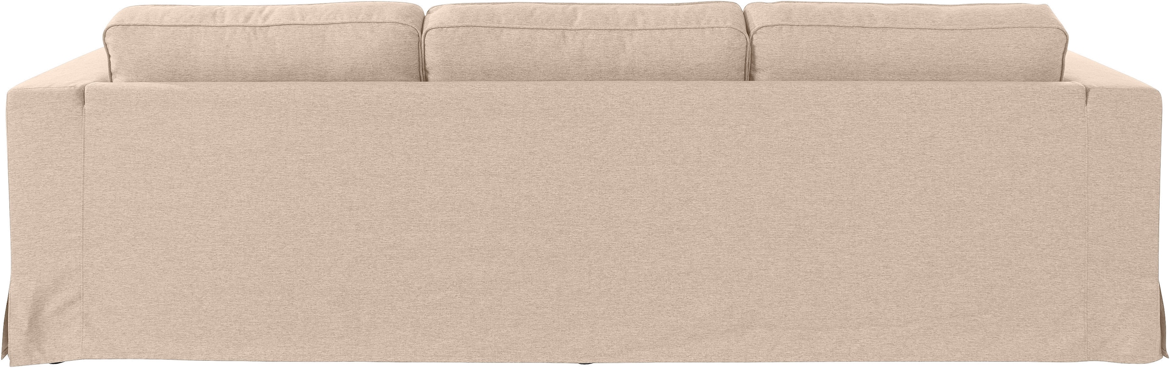 Timbers Ecksofa »Vintage L-Form«, 3-Sitzer Polsterecke im Landhausstil, mit abnehmbarer Husse